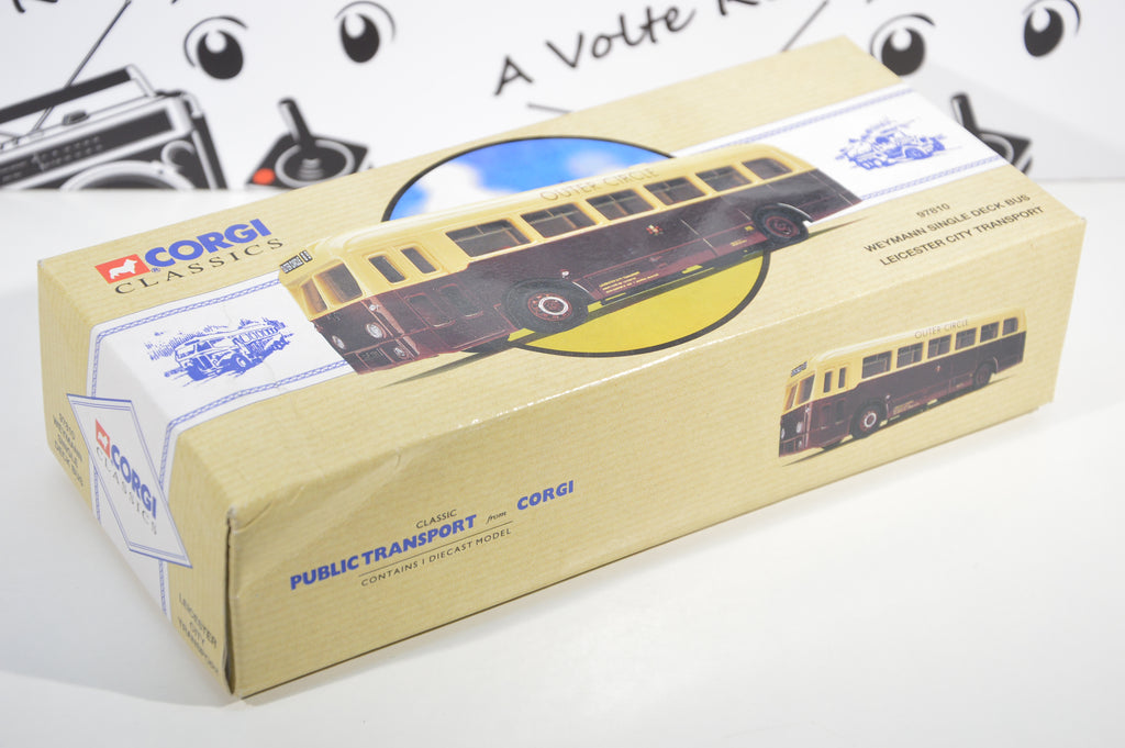 Weymann single deck bus Leicester city transport Corgi 1:50