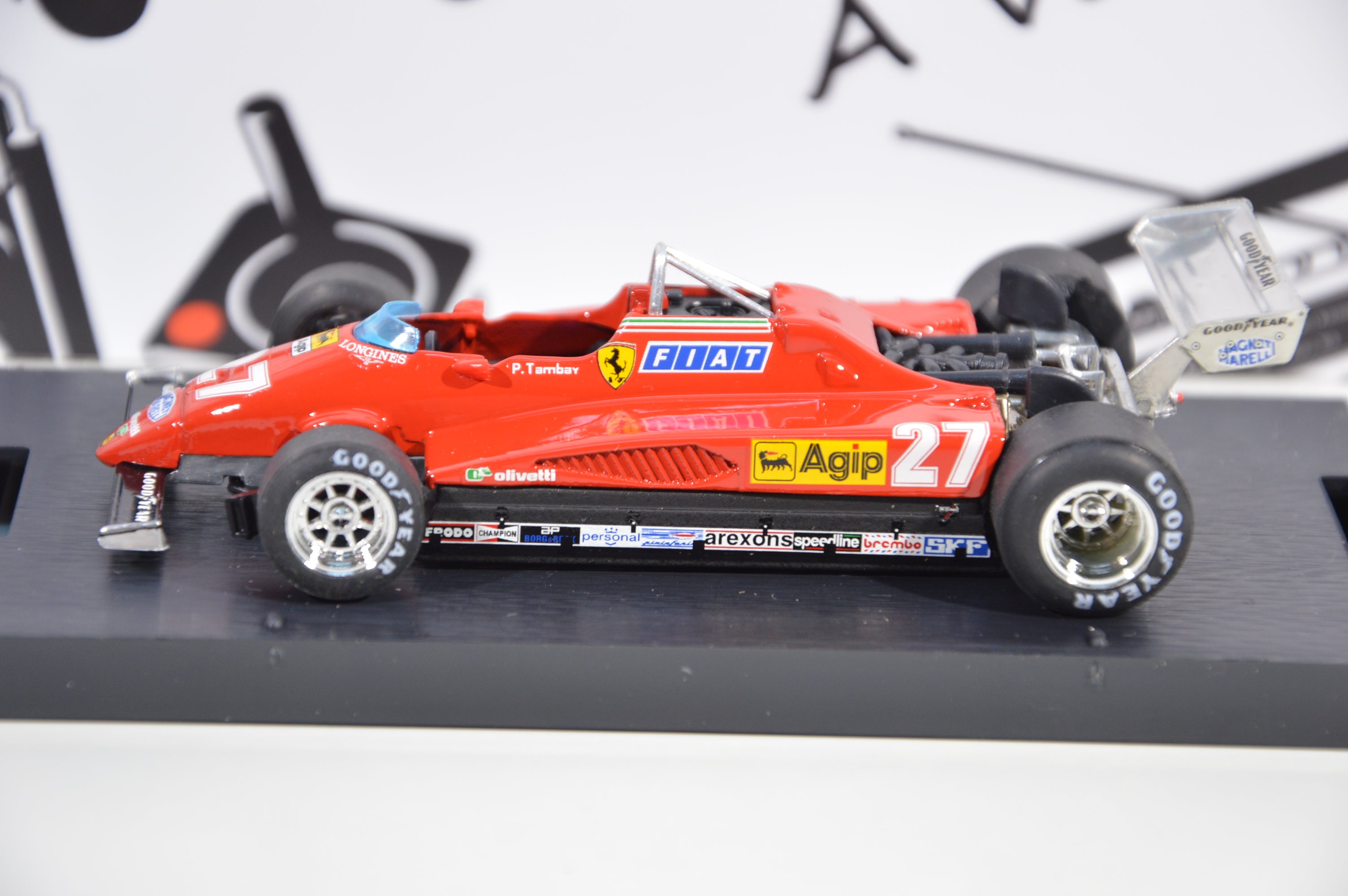 Ferrari 126 c2 Gp Italia 1982 2° Patrick Tambay Brumm 1:43