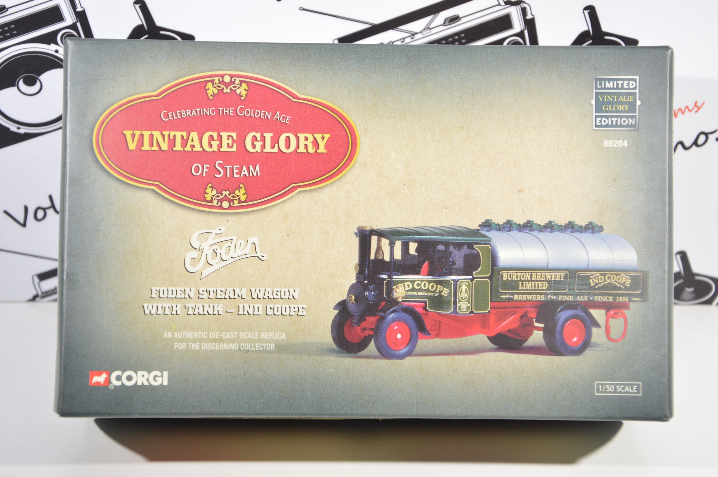 Foden steam wagon with tank-ind Coope Corgi 1:50