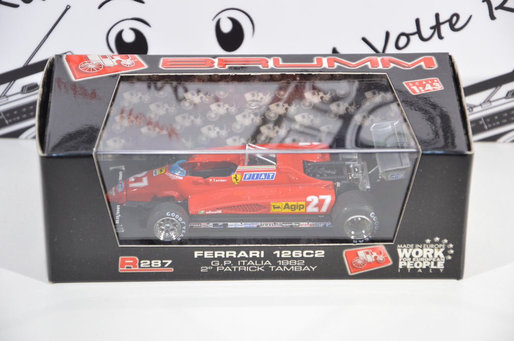 Ferrari 126 c2 Gp Italia 1982 2° Patrick Tambay Brumm 1:43