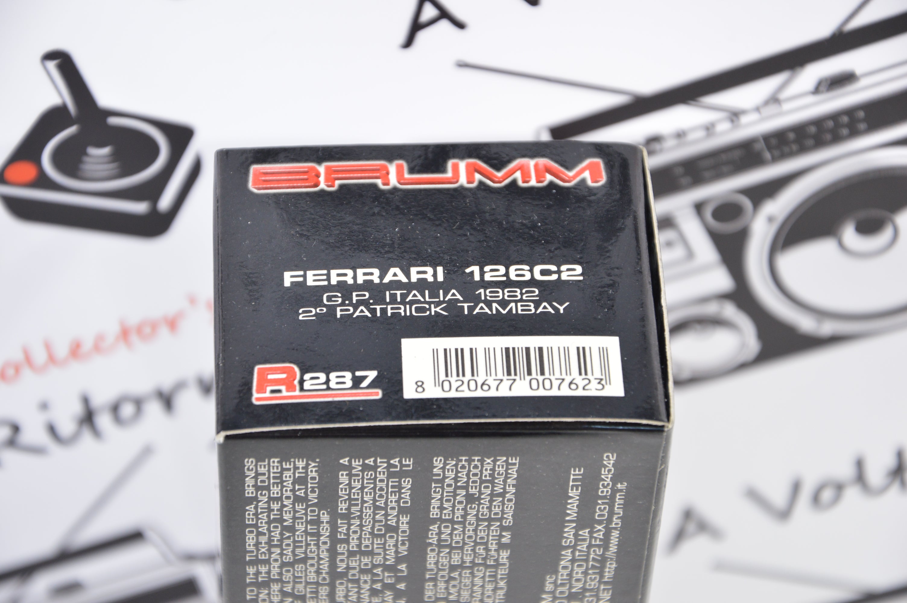 Ferrari 126 c2 Gp Italia 1982 2° Patrick Tambay Brumm 1:43