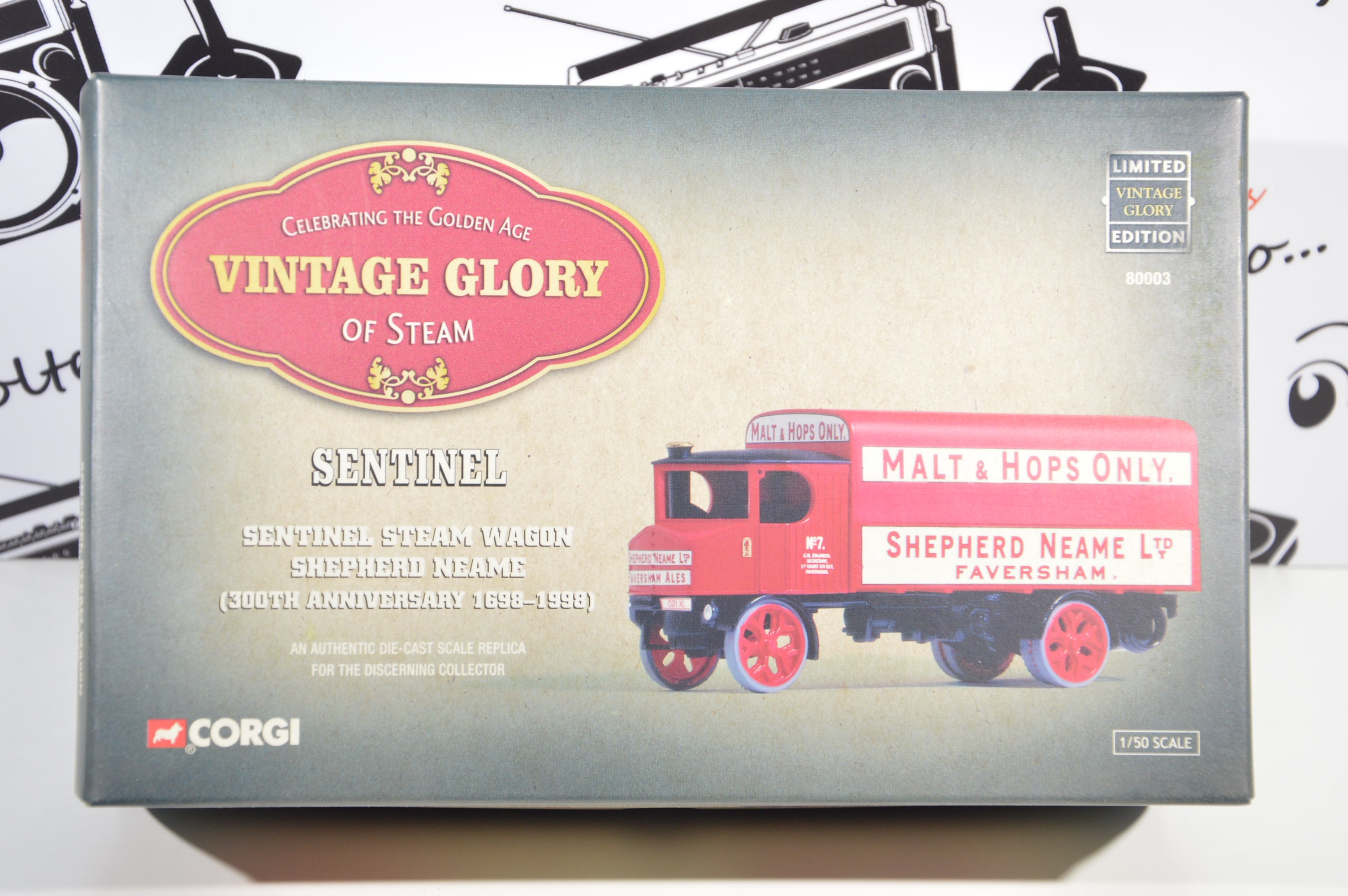 Sentinel steam wagon Shepherd Neame Corgi 1:50