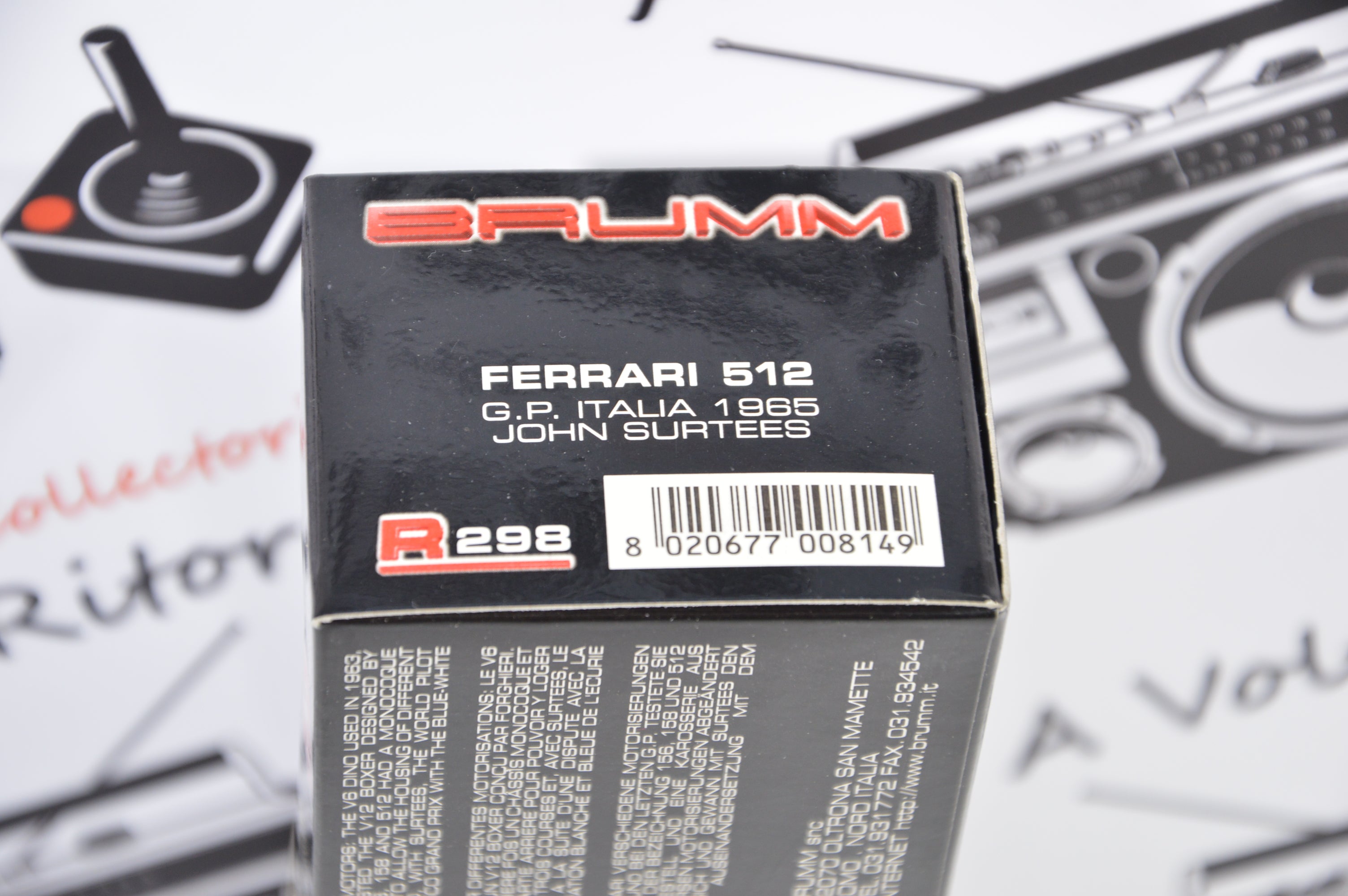 Ferrari 512 Gp Italia John Surtees Brumm 1:43
