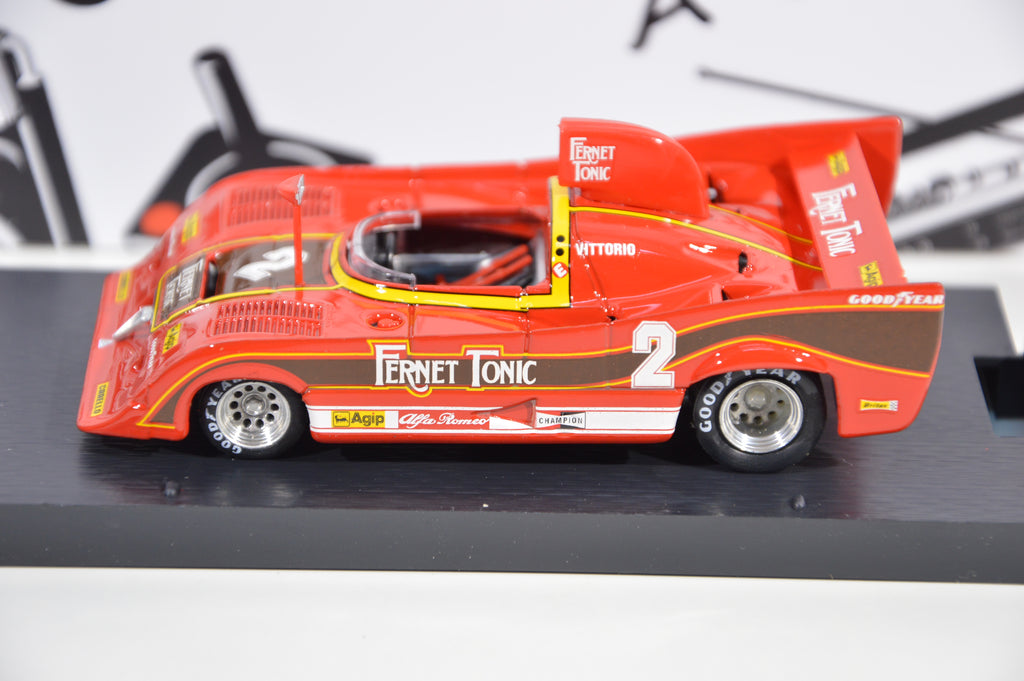 Alfa Romeo 33sc12 500 km Monza 1977 1° Vittorio Brambilla Brumm 1:43