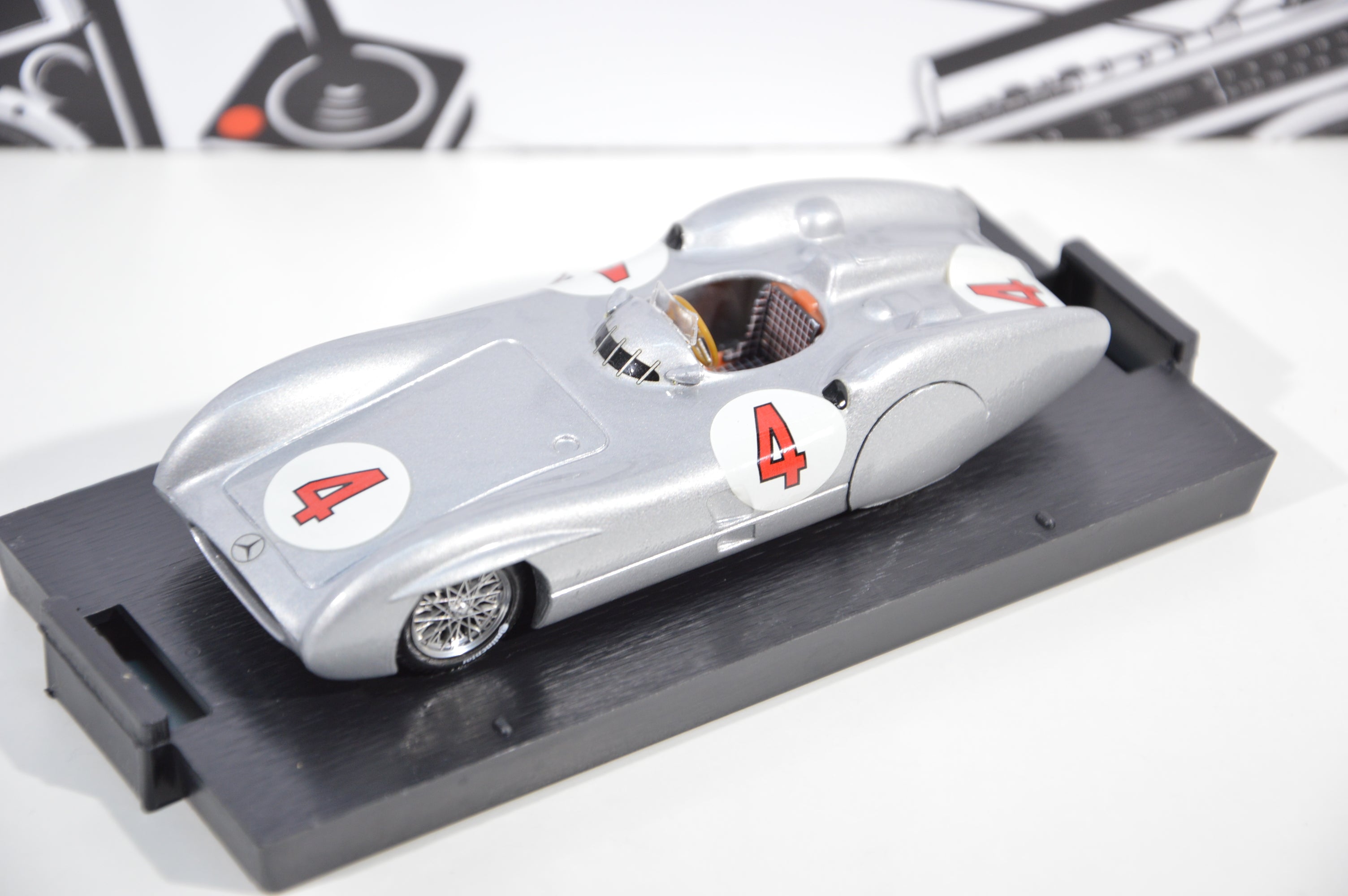 Mercedes w196c Prove Avus 1954 Karl Kling Brumm 1:43