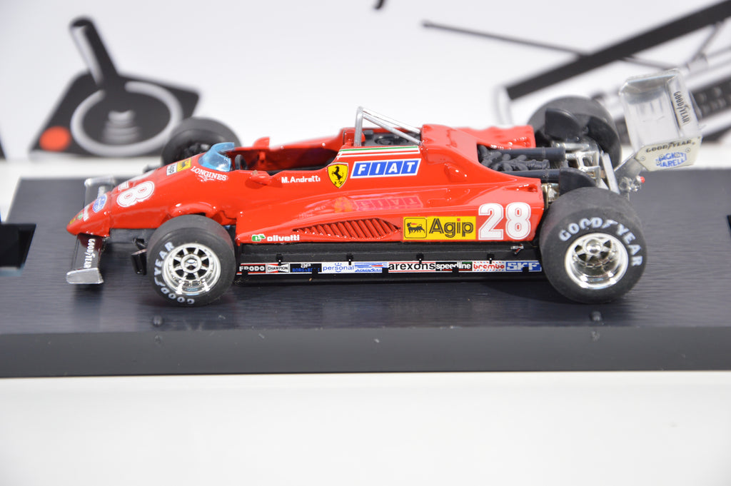 Ferrari 126 c2 Gp Italia 1982 3° Mario Andretti Brumm 1:43