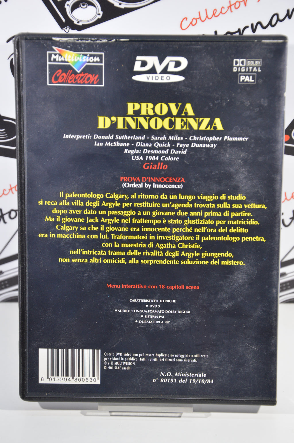 Prova d'innocenza Dvd