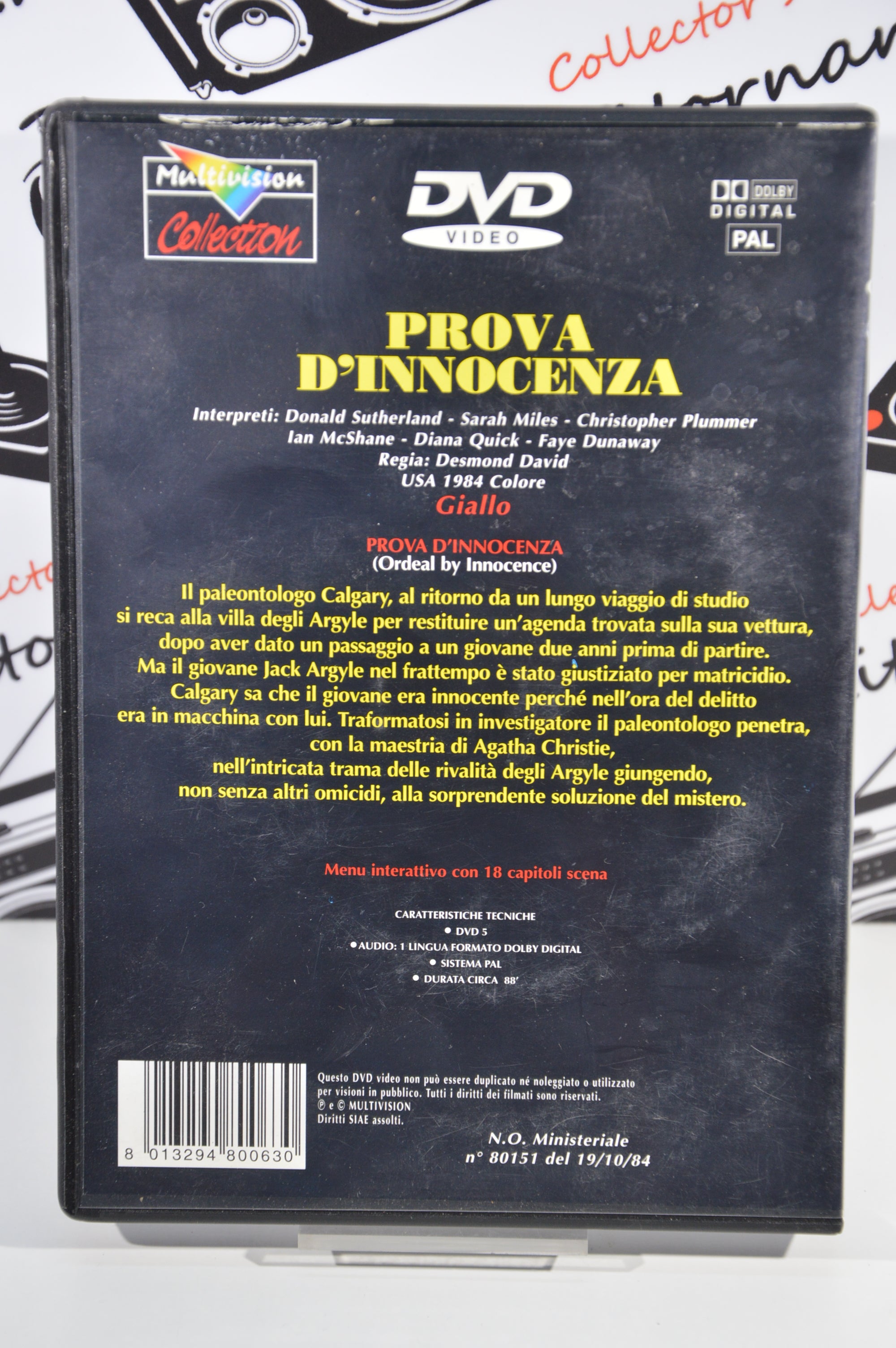 Prova d'innocenza Dvd