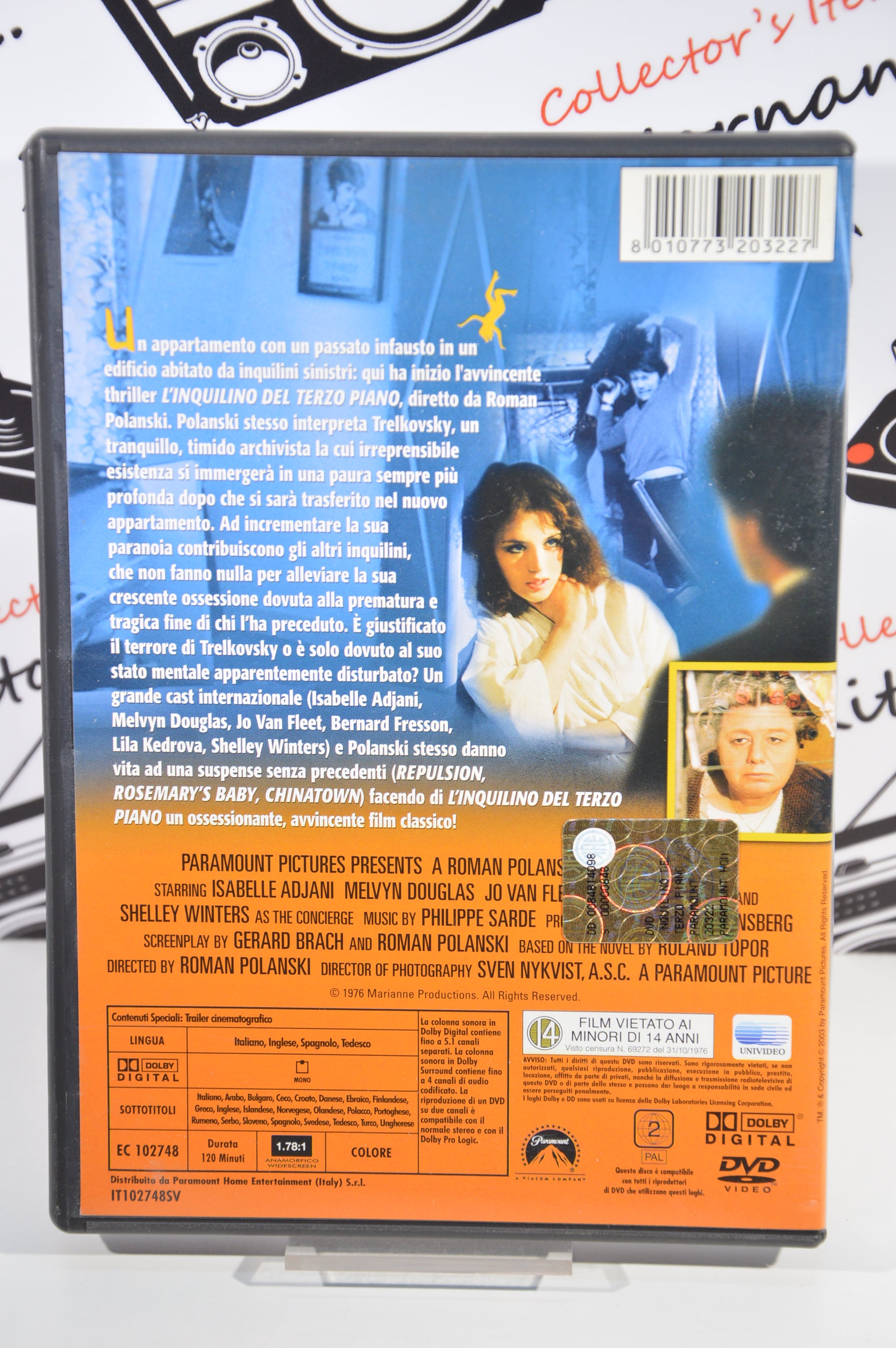 L'inquilino del terzo piano Dvd