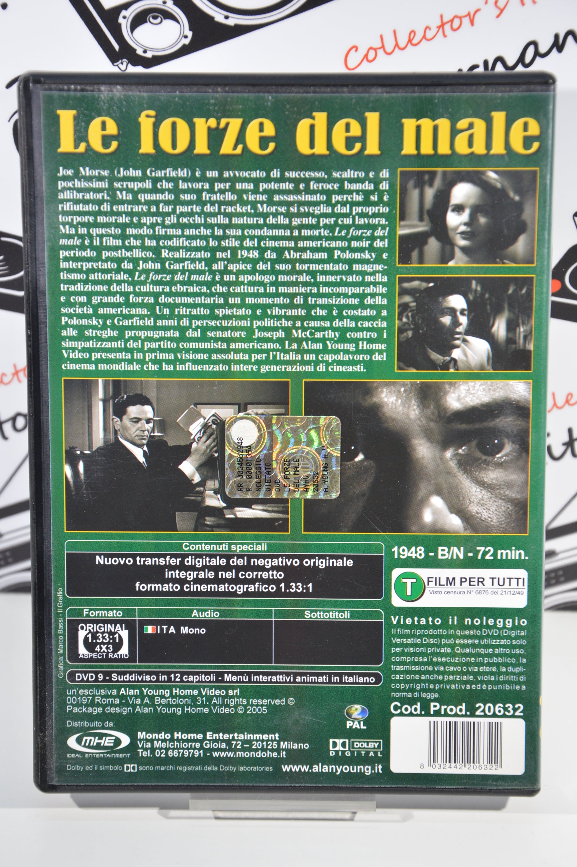 Le forze del male Dvd