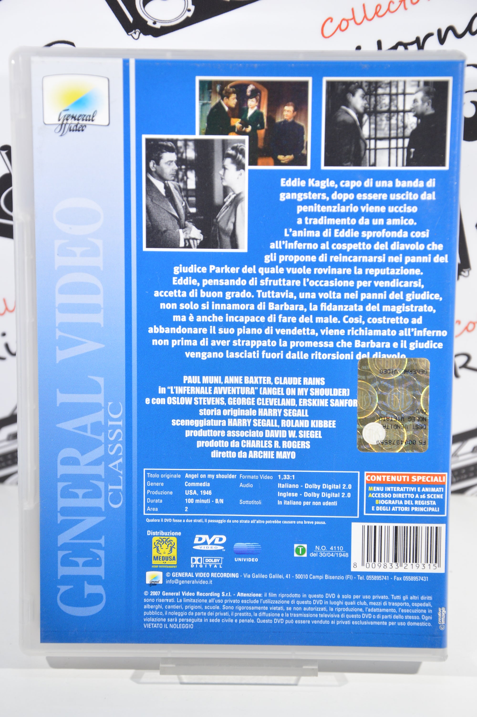 L'infernale avventura Dvd
