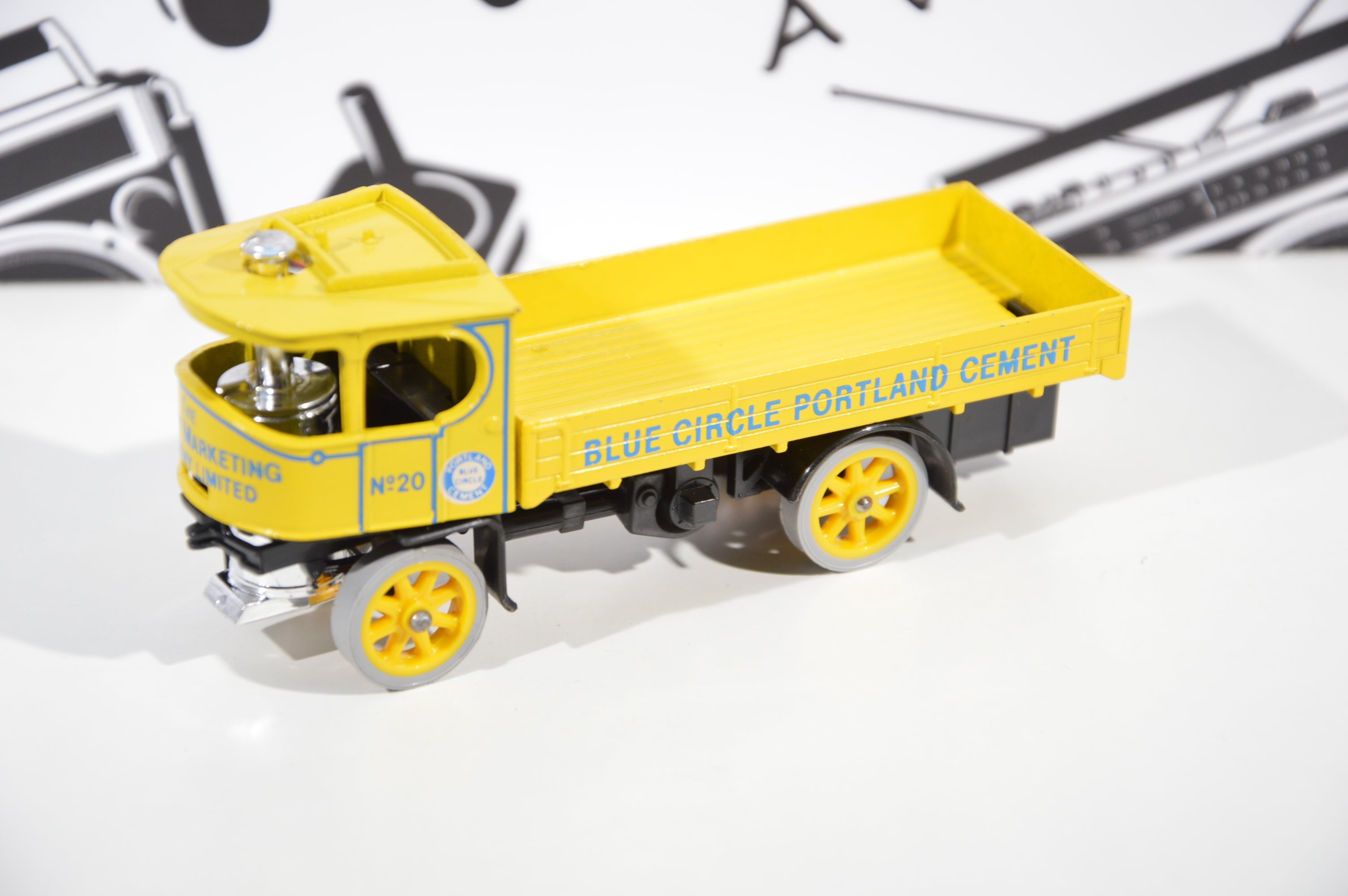 Atkinson Model D steam wagon 1918 Matchbox 11 cm