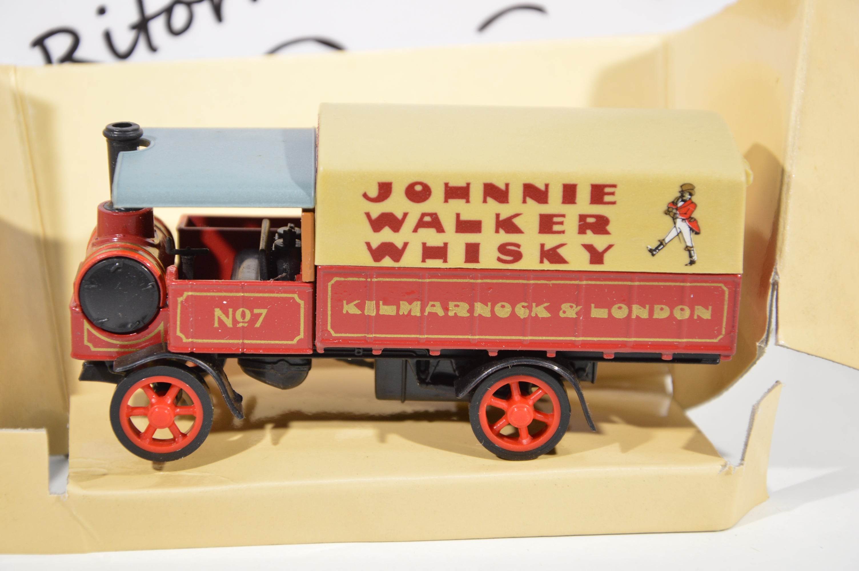 Yorkshire Steam Wagon 1917 Johnnie Walker Matchbox 1:61