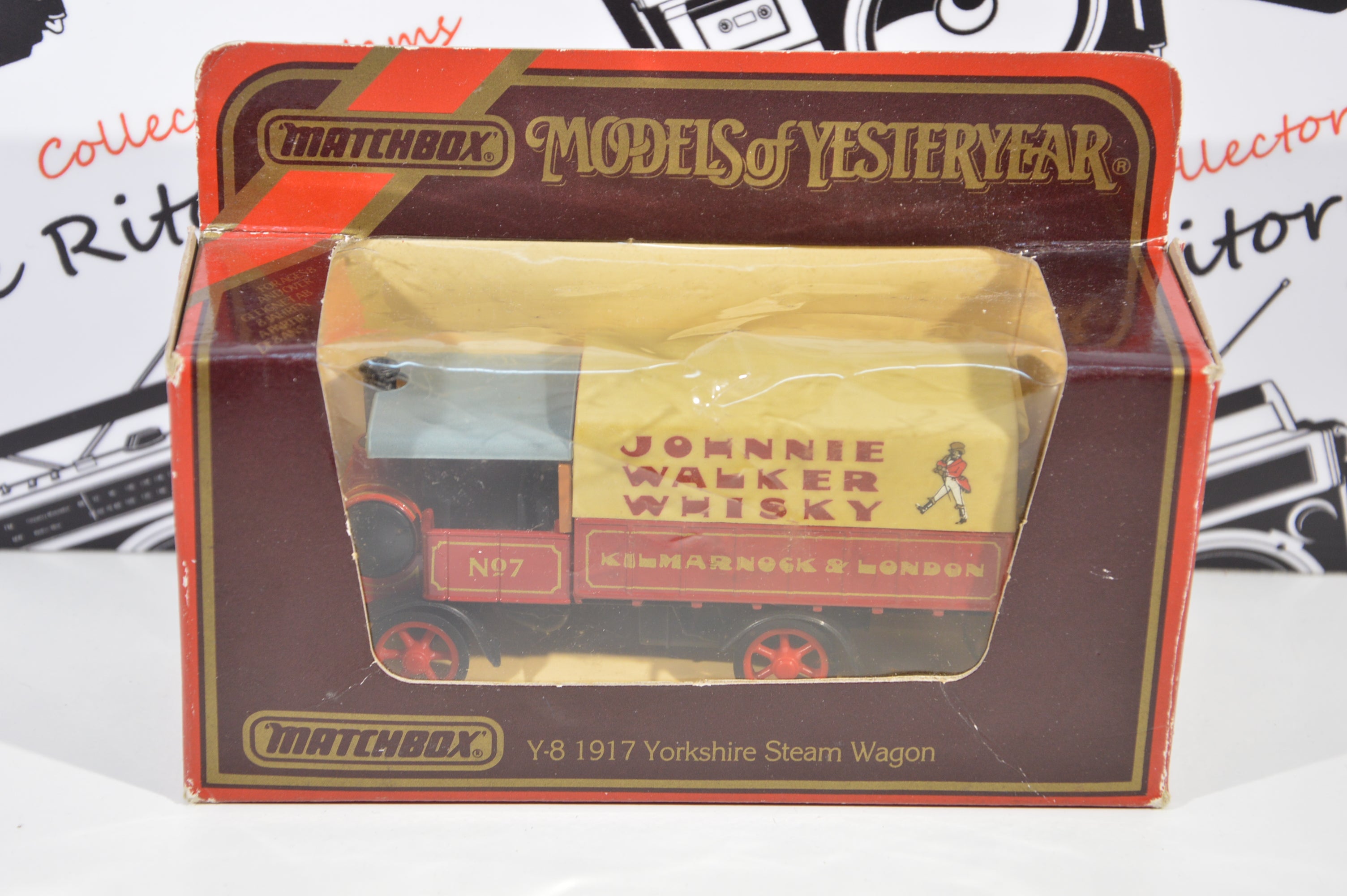 Yorkshire Steam Wagon 1917 Johnnie Walker Matchbox 1:61