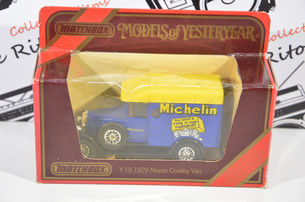 Morris Cowley Van 1929 Michelin Matchbox 1:39