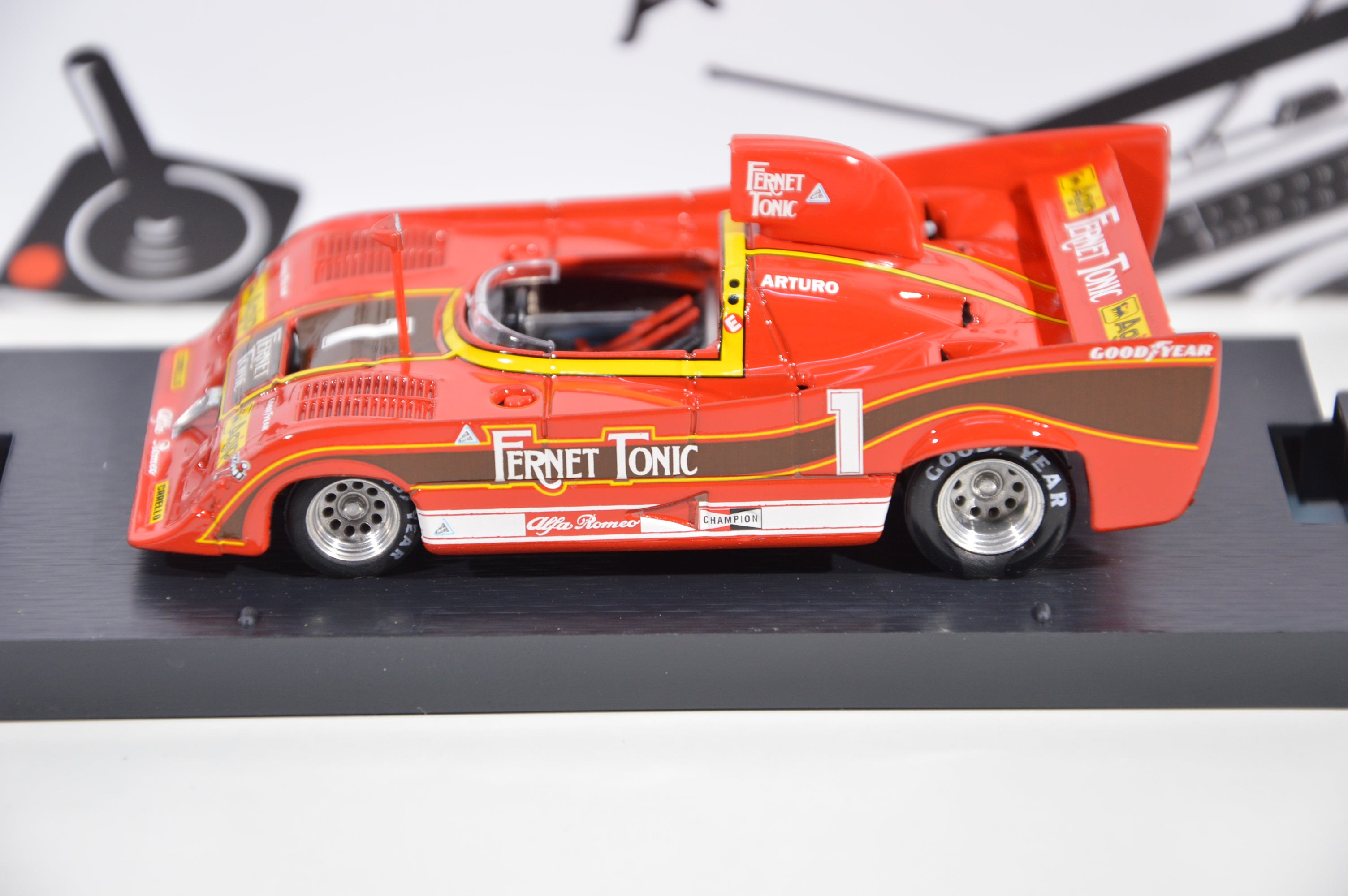 Alfa Romeo 33sc12 Coppa Florio 1977 1° Arturo Merzario Brumm 1:43