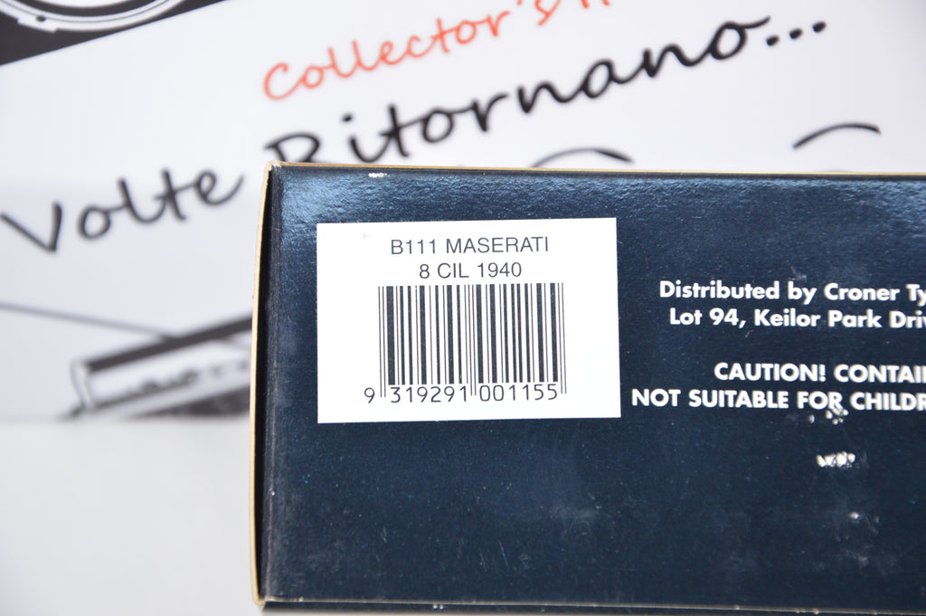 Maserati 8 cil 1940 Brumm 1:43