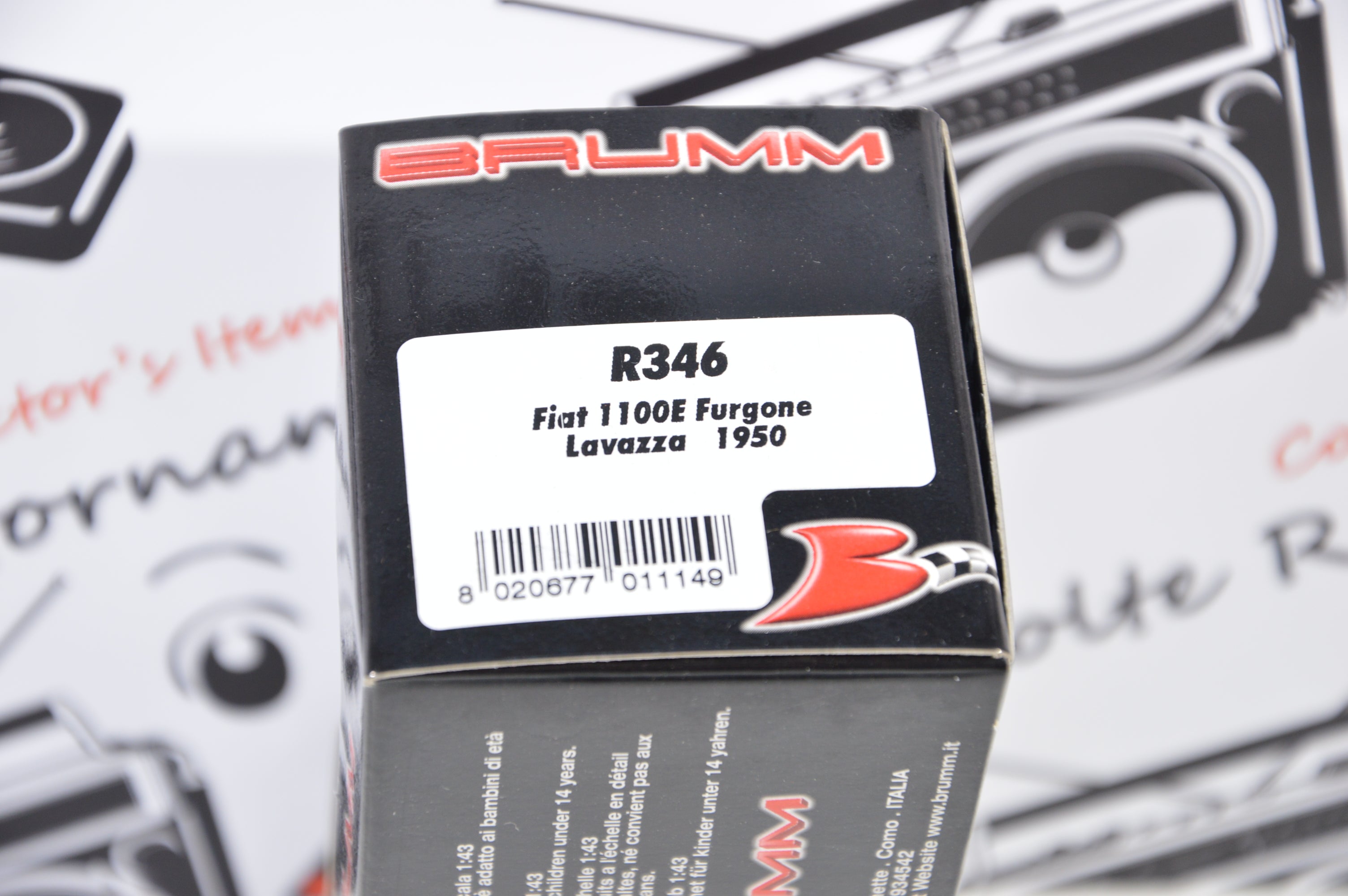 Fiat 1100 E Furgone Lavazza 1950 Brumm 1:43