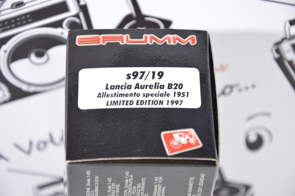Lancia Aurelia B20 allestimento speciale 1951 Brumm 1:43