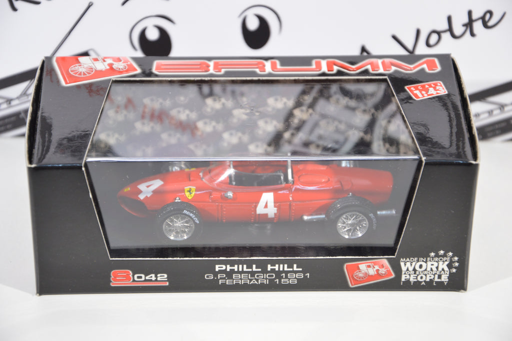 Ferrari 156 Gp Belgio 1961 Phill Hill Brumm 1:43