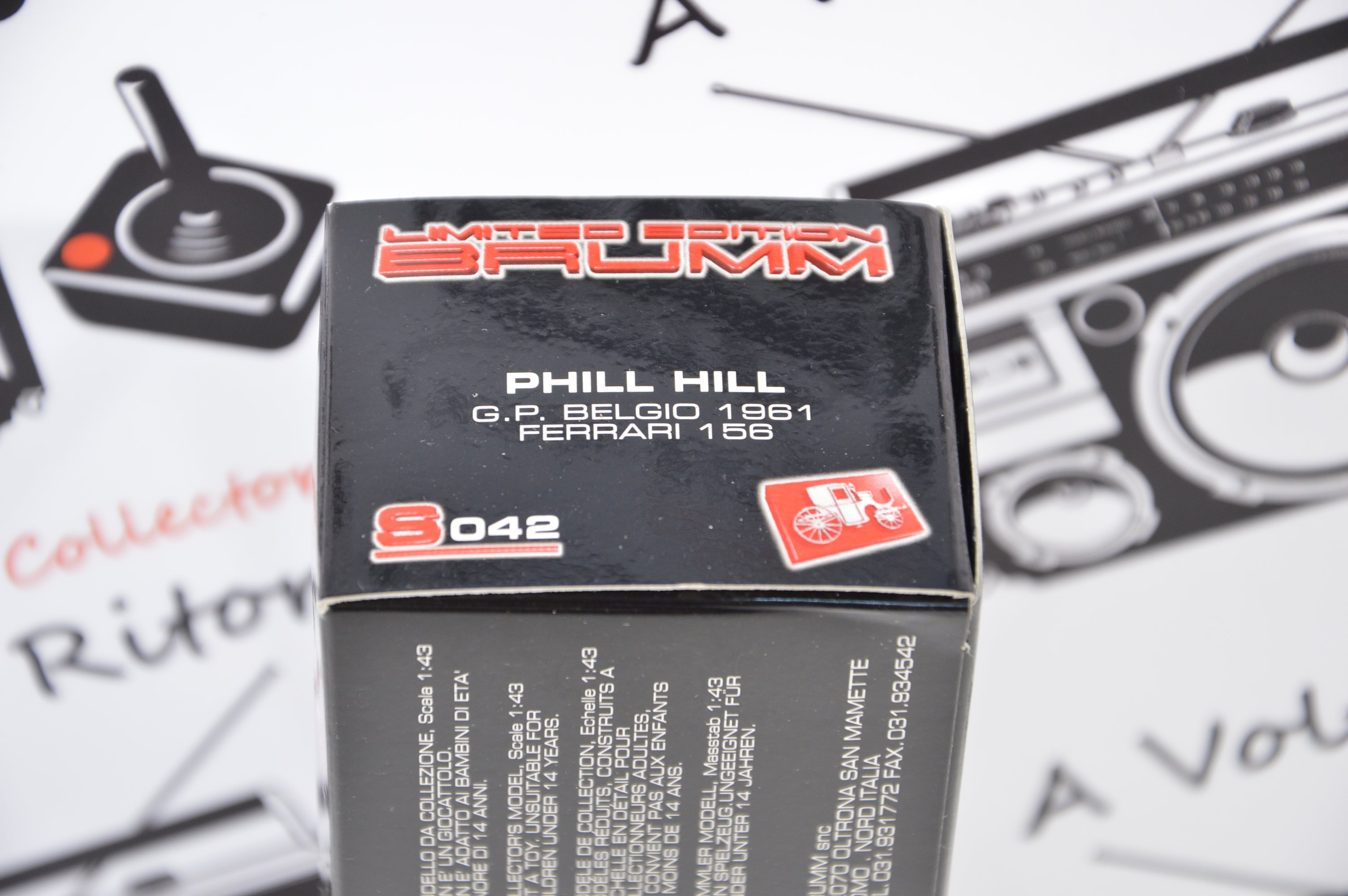 Ferrari 156 Gp Belgio 1961 Phill Hill Brumm 1:43