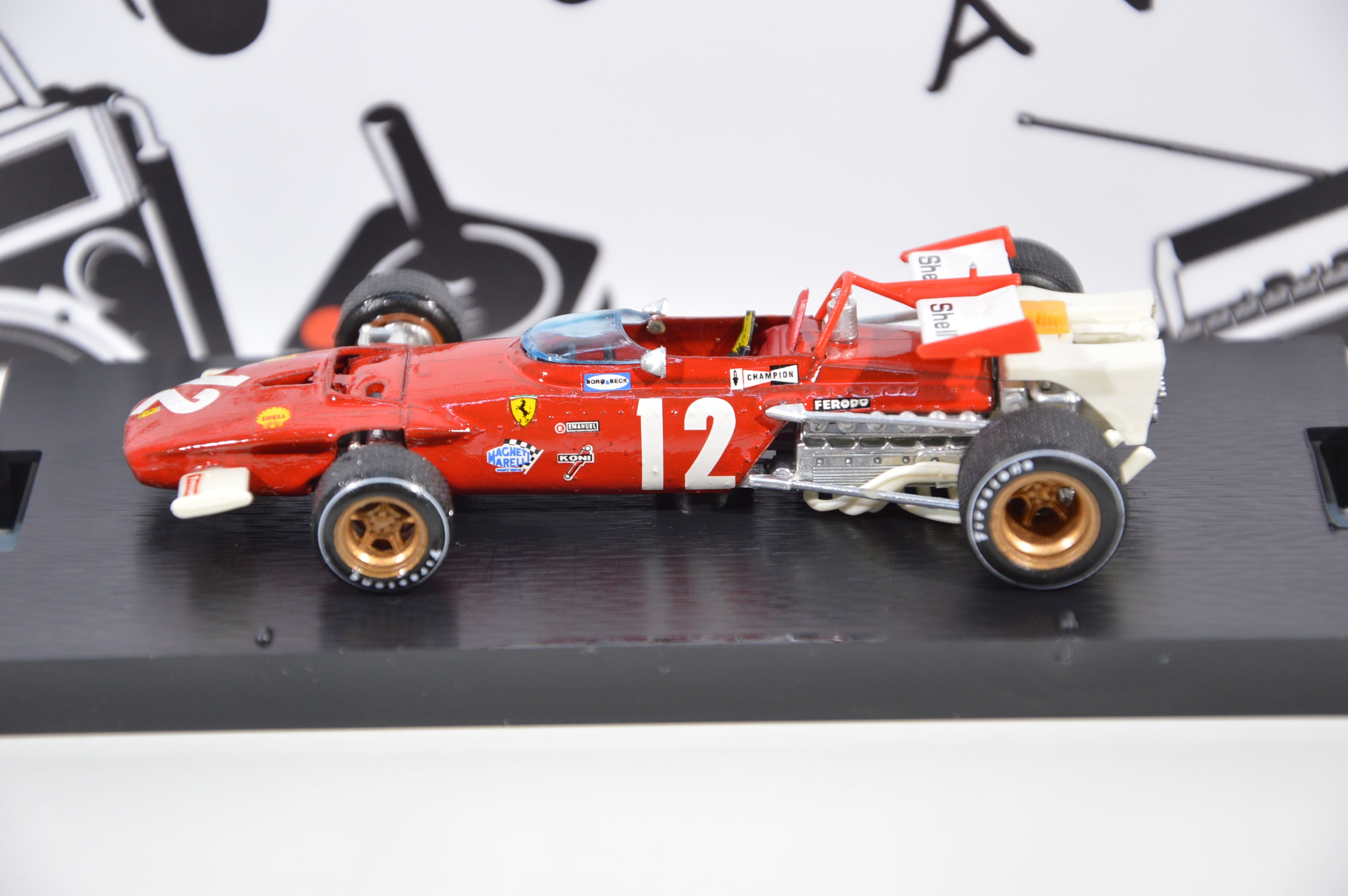 Ferrari 312B GP Austria 1970 Jacky Ickx Brumm 1:43
