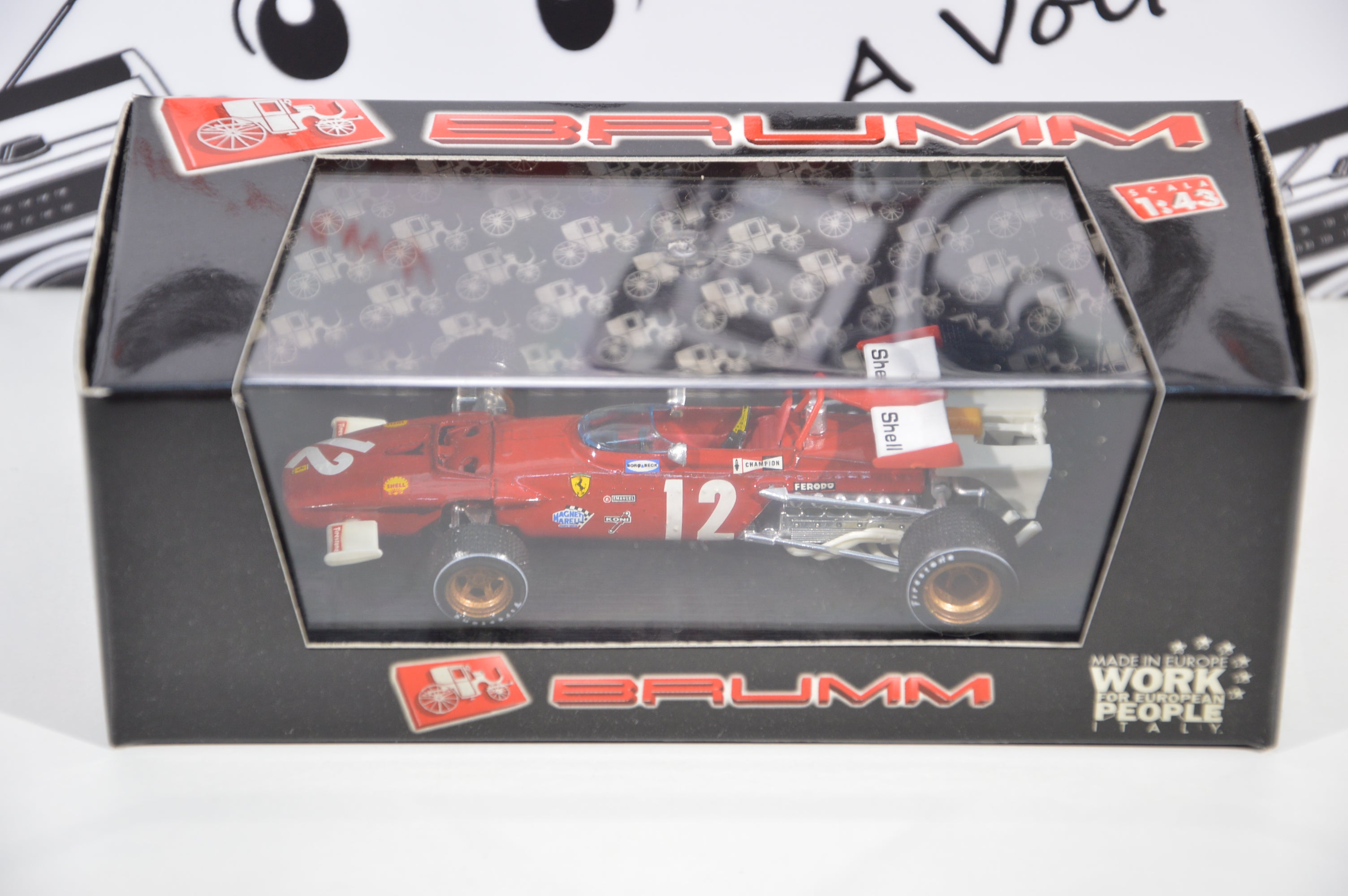 Ferrari 312B GP Austria 1970 Jacky Ickx Brumm 1:43