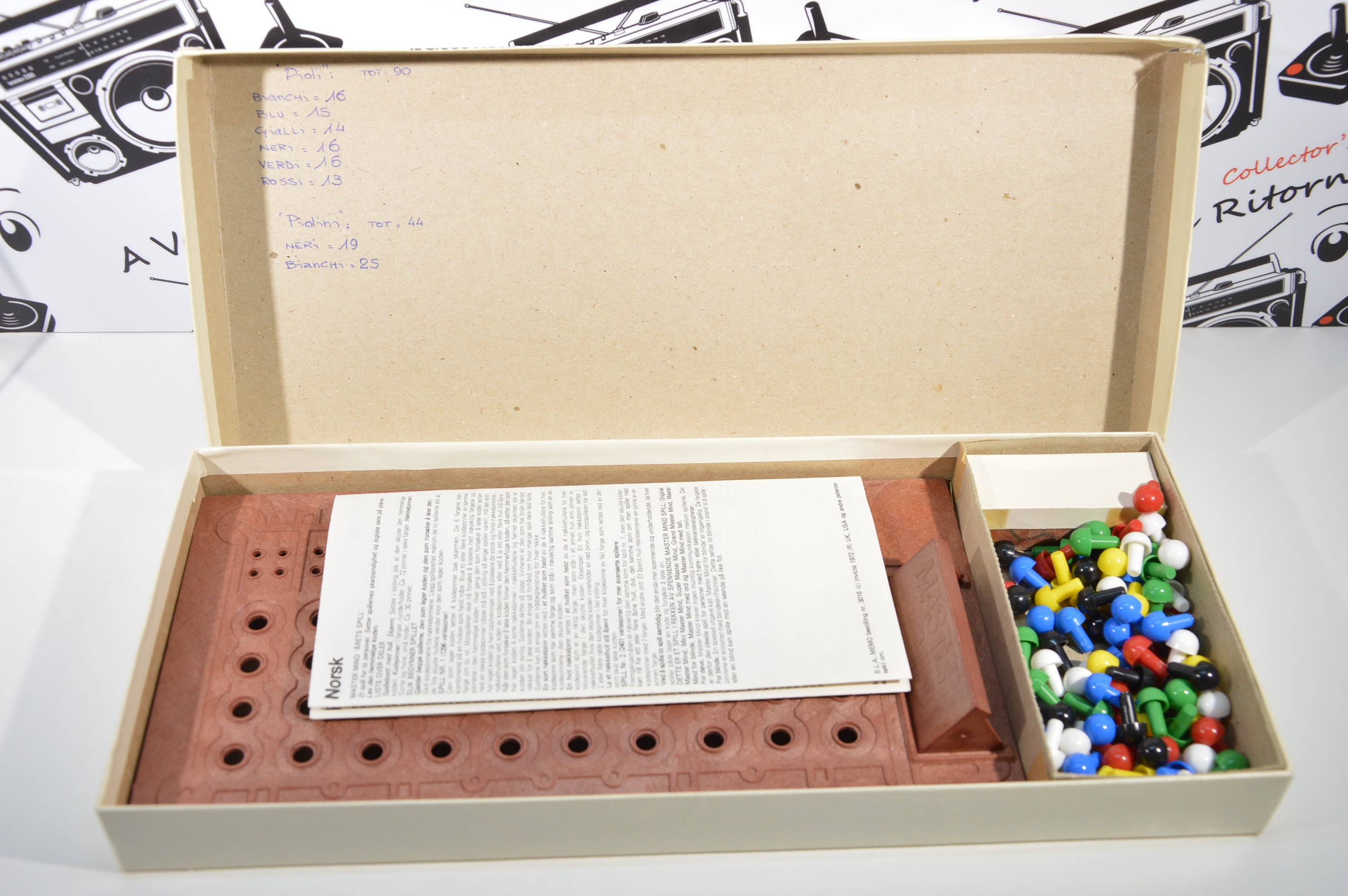 Master mind Invicta 1972 gioco in scatola