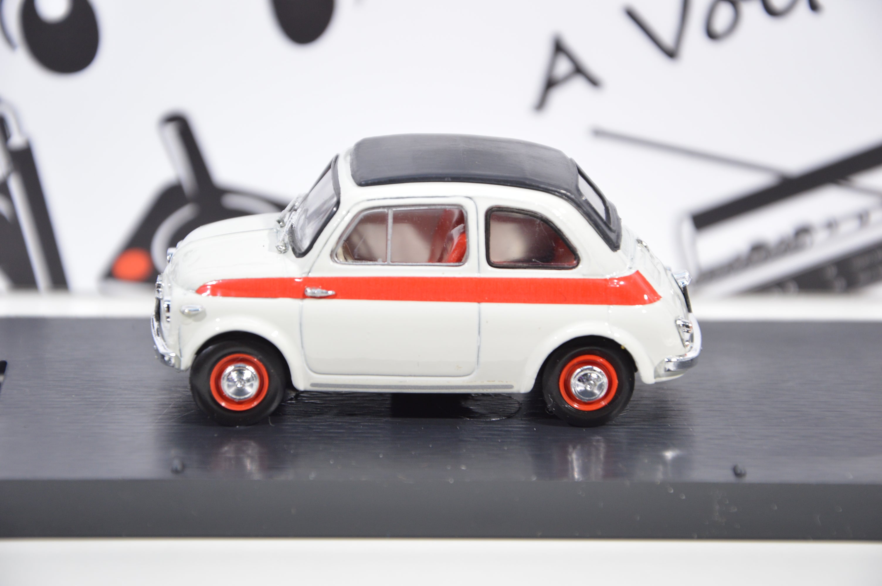 Fiat nuova 500 sport chiusa 1957 Brumm 1:43
