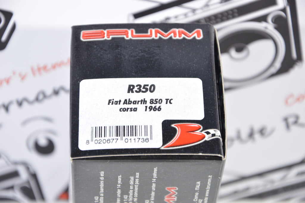 Fiat Abarth 850 tc corsa 1966 Brumm 1:43