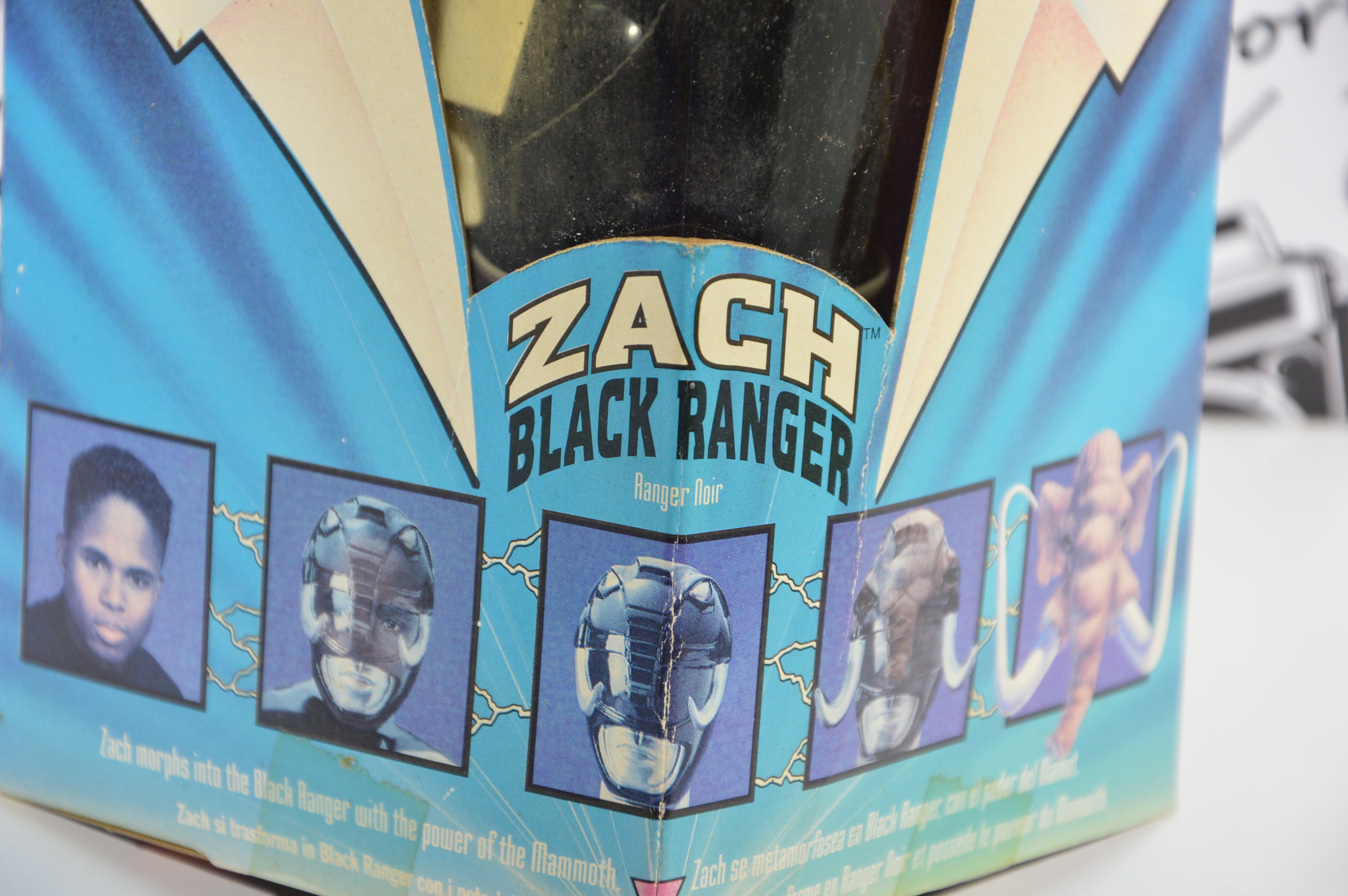 Power Rangers Zach Black ranger Bandai Giochi preziosi 1993