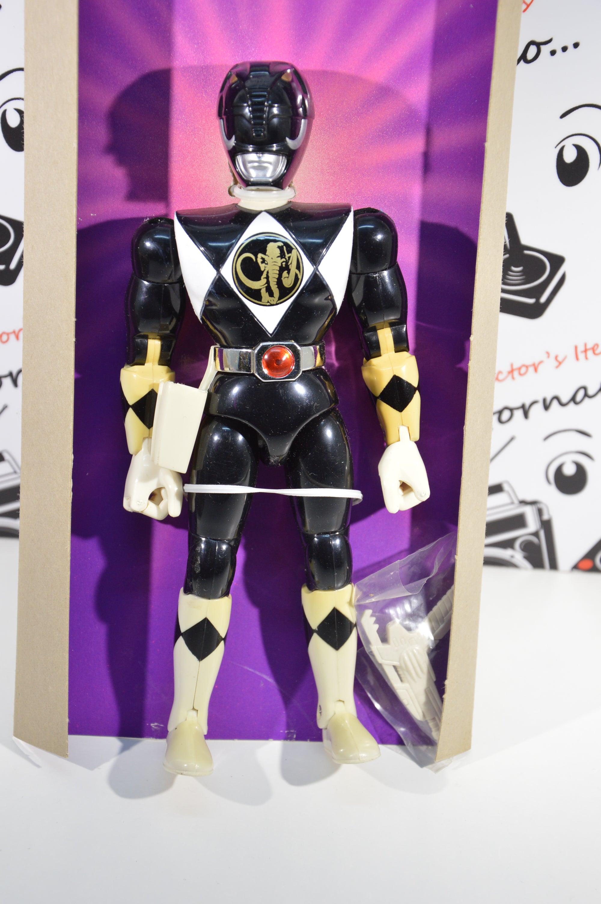 Power Rangers Zach Black ranger Bandai Giochi preziosi 1993