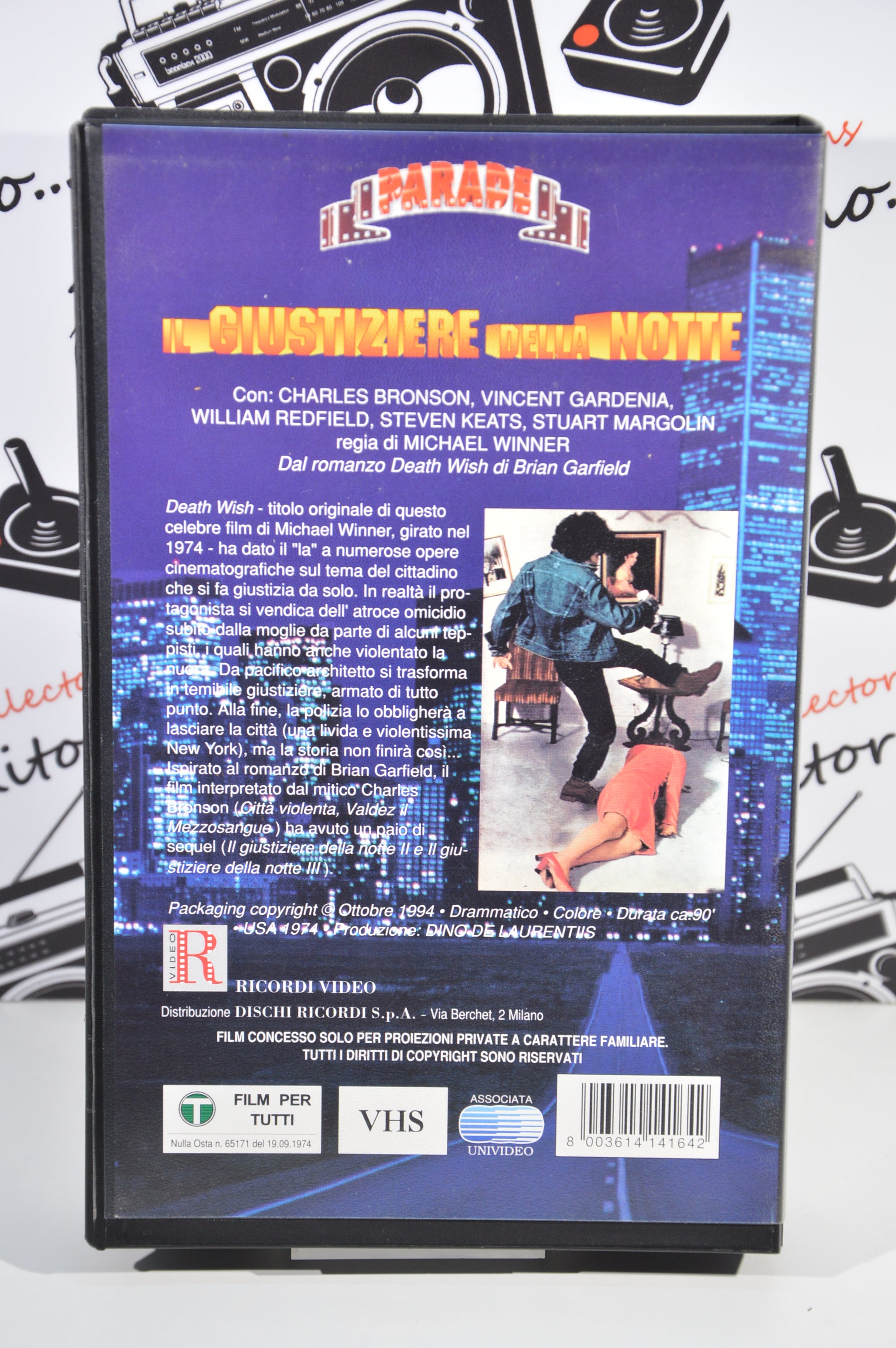 Il giustiziere della notte VHS
