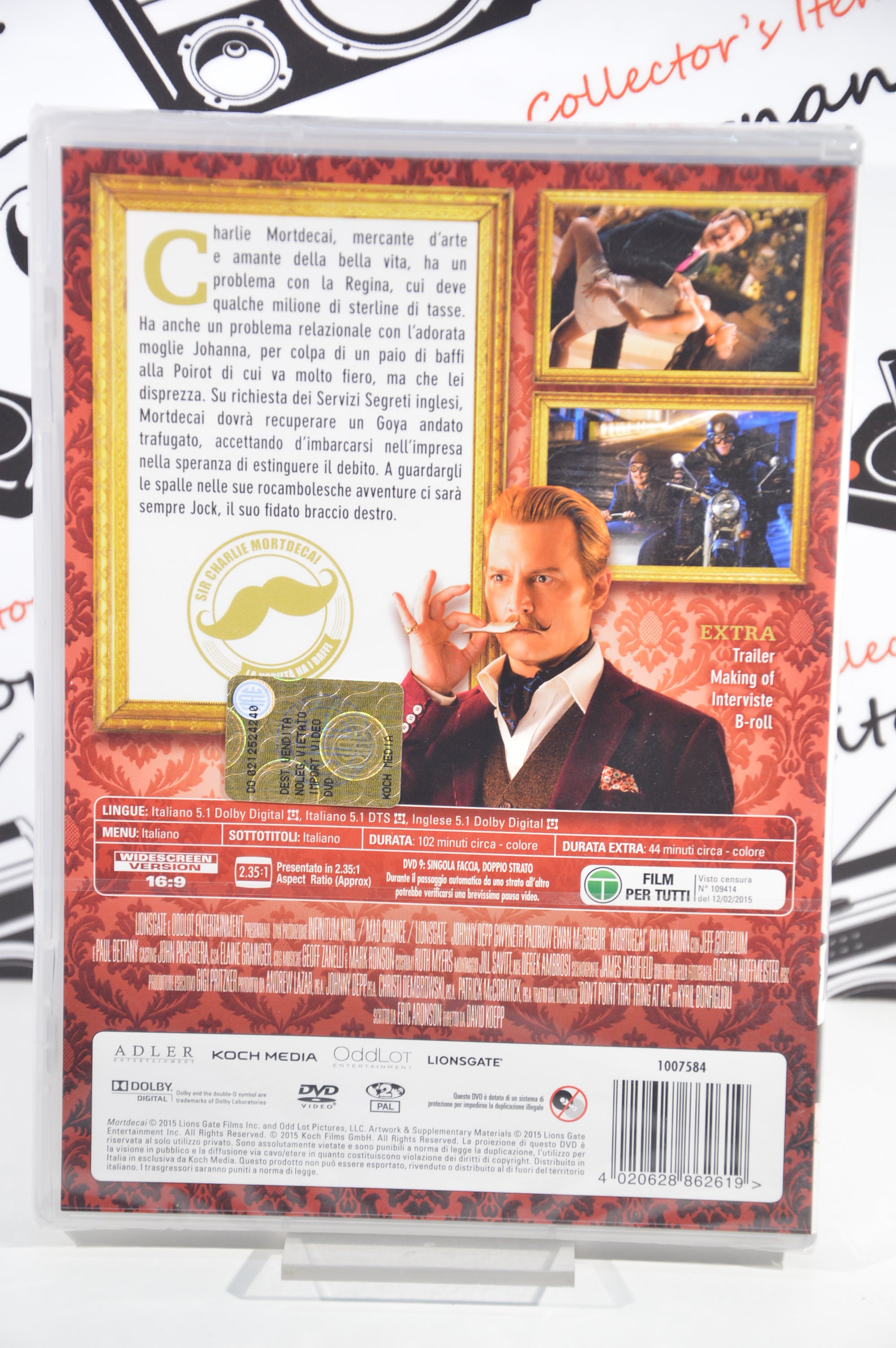 Mortdecai Dvd