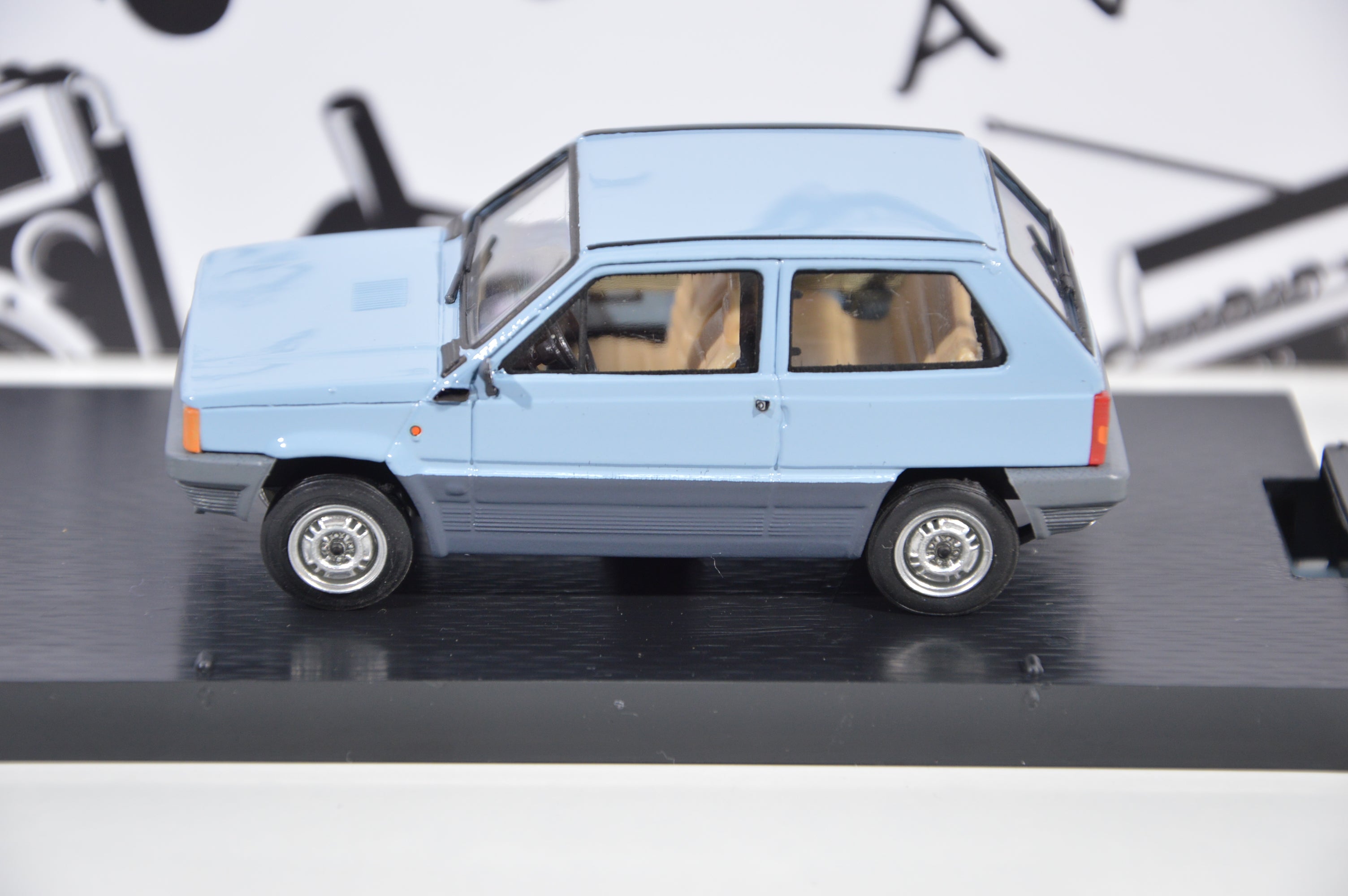 Fiat Panda 34 prima serie export 1980 azzurro bahia Brumm 1:43