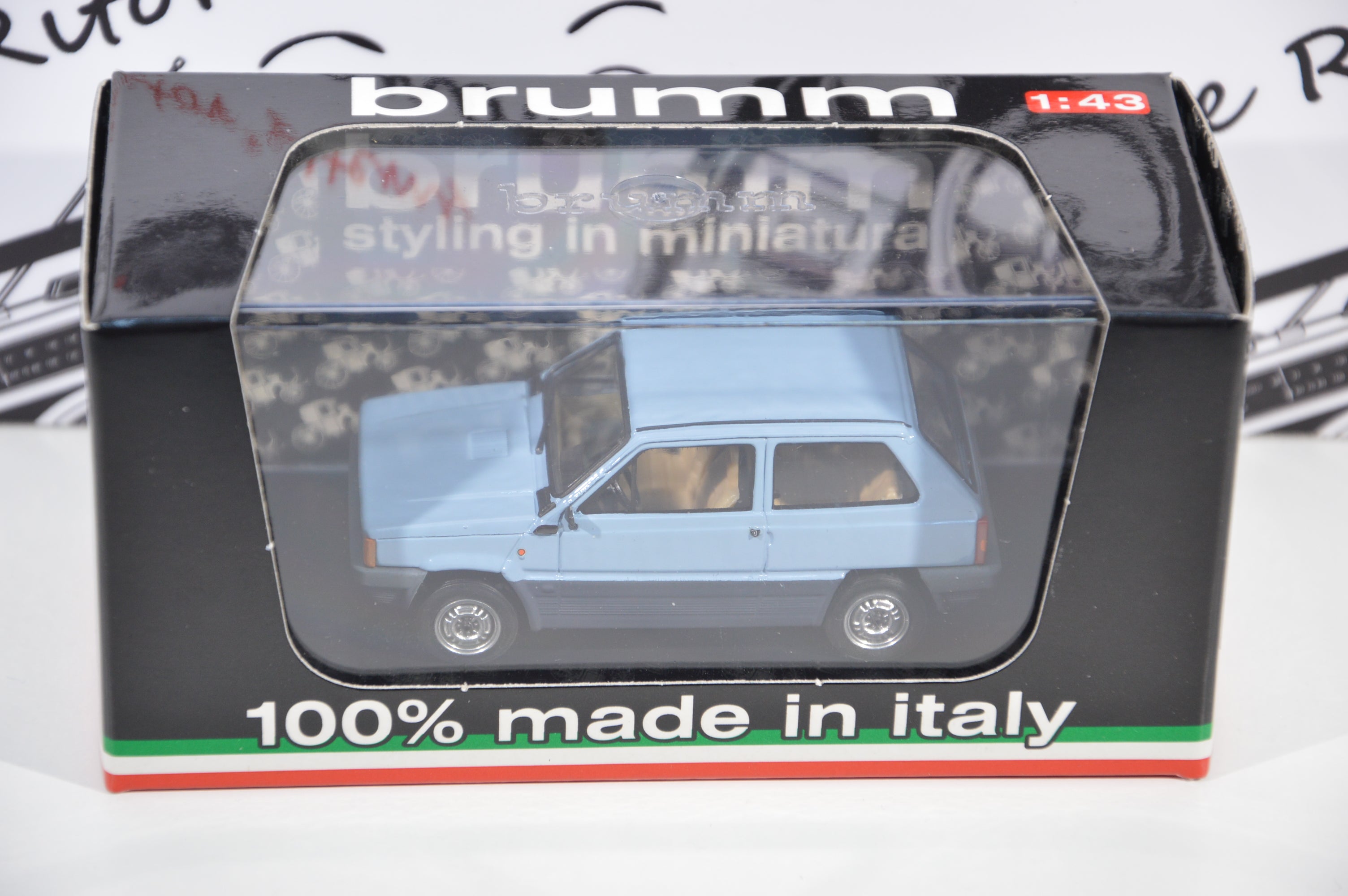Fiat Panda 34 prima serie export 1980 azzurro bahia Brumm 1:43