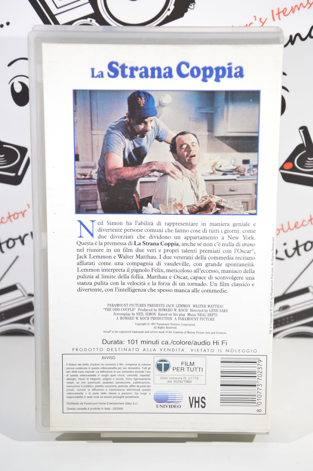 La strana coppia VHS