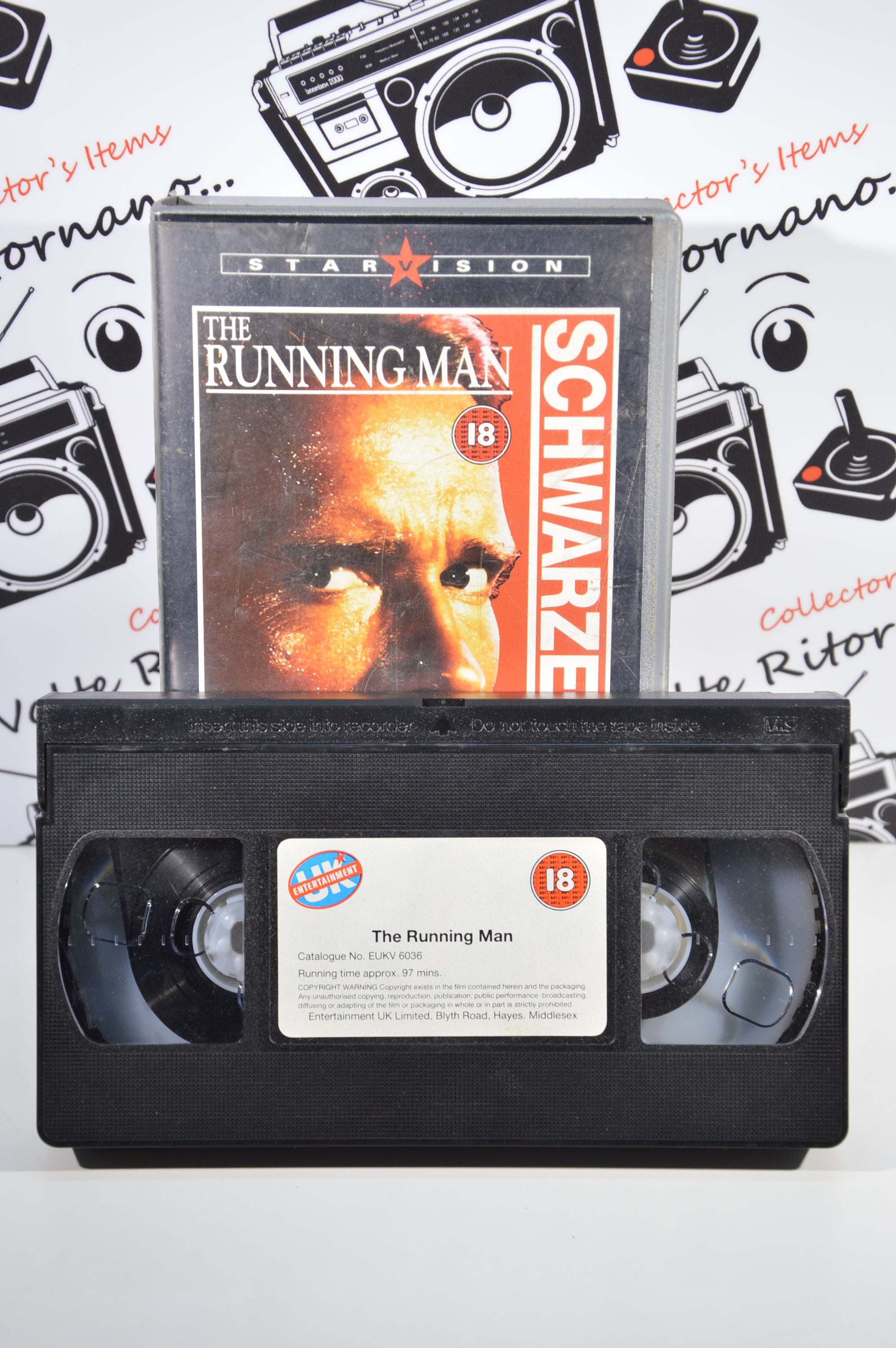 The running Man VHS lingua inglese