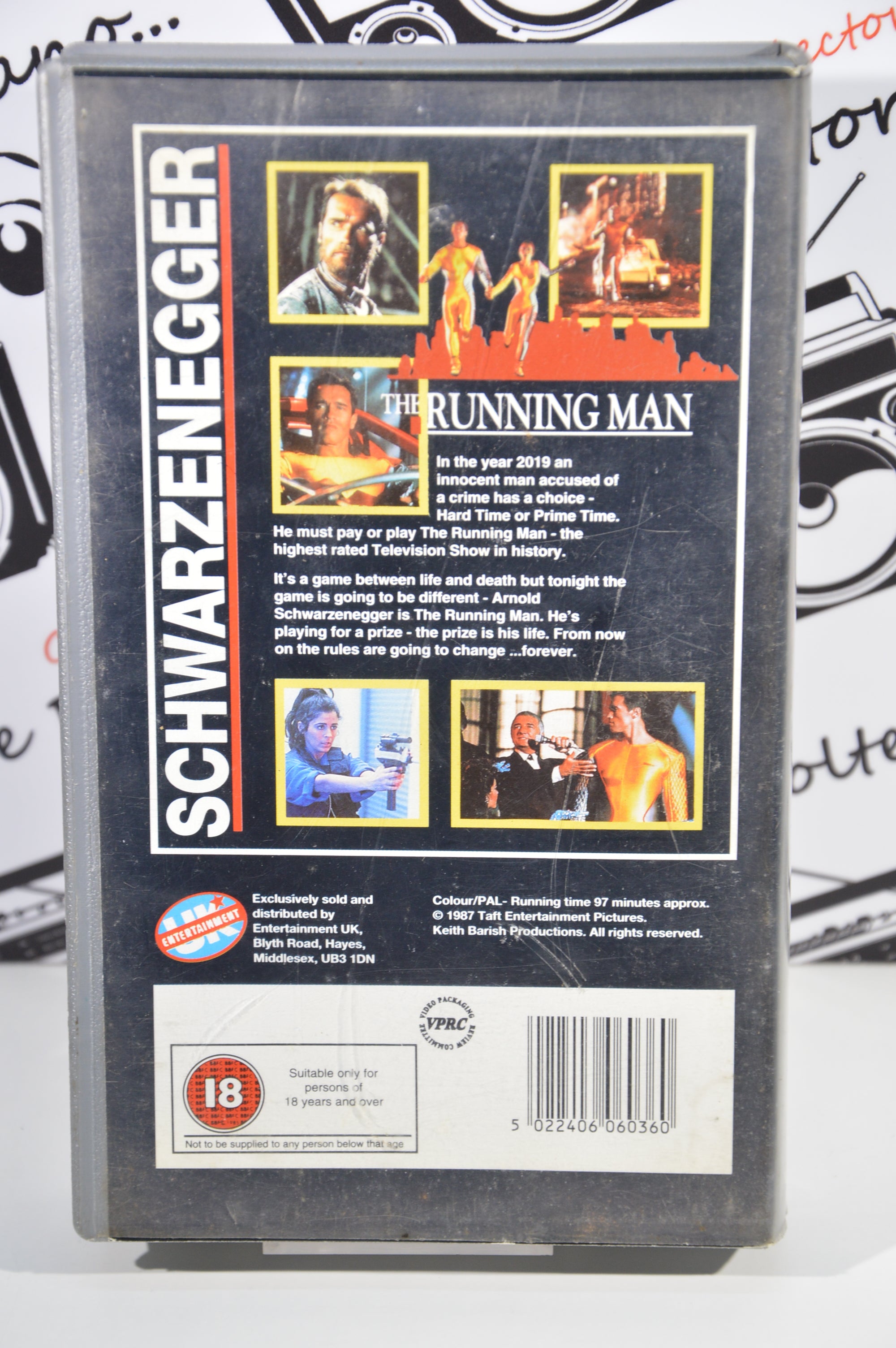 The running Man VHS lingua inglese