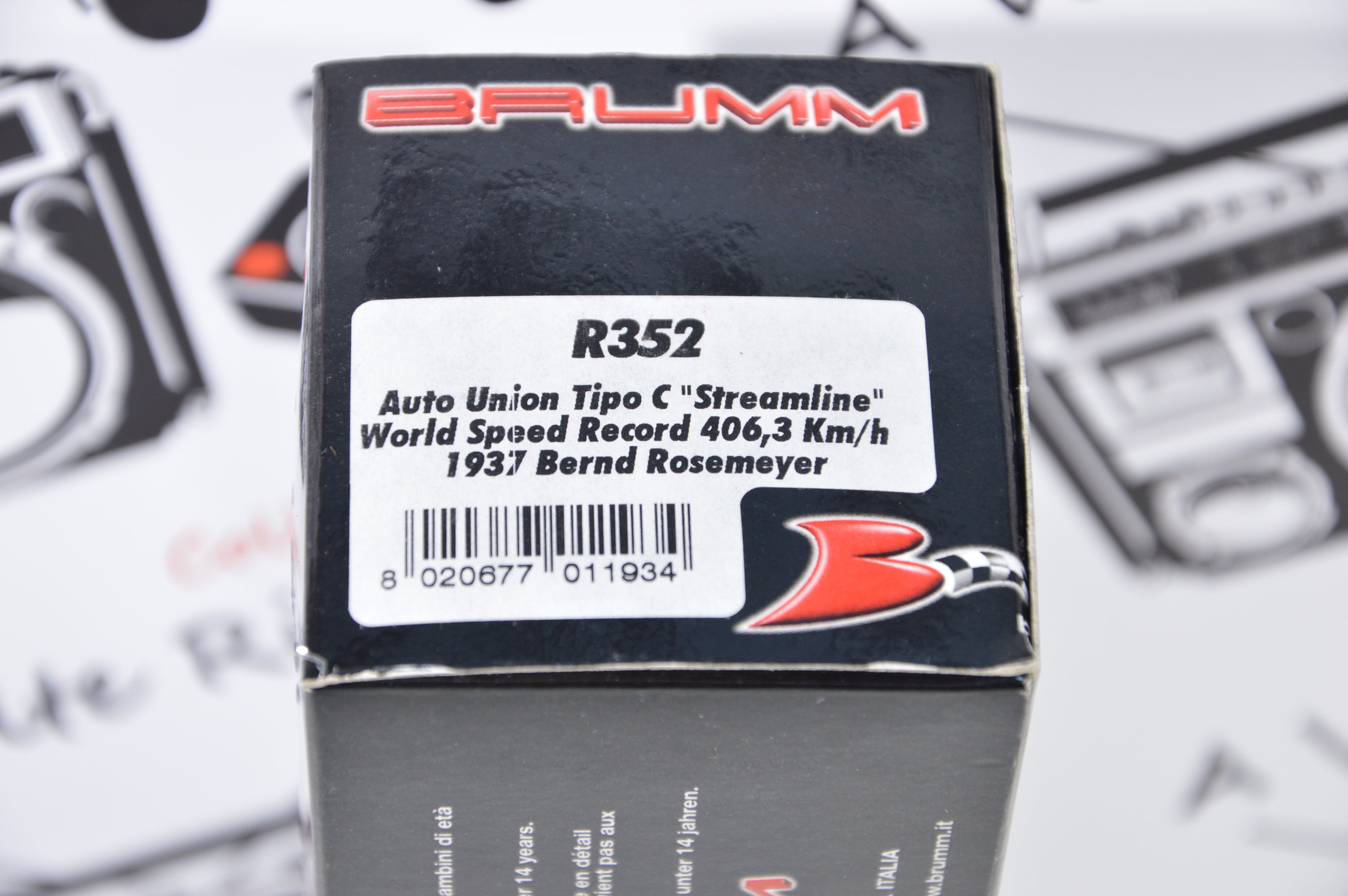 Auto Union tipo C "Streamline" World speed record Brumm 1:43