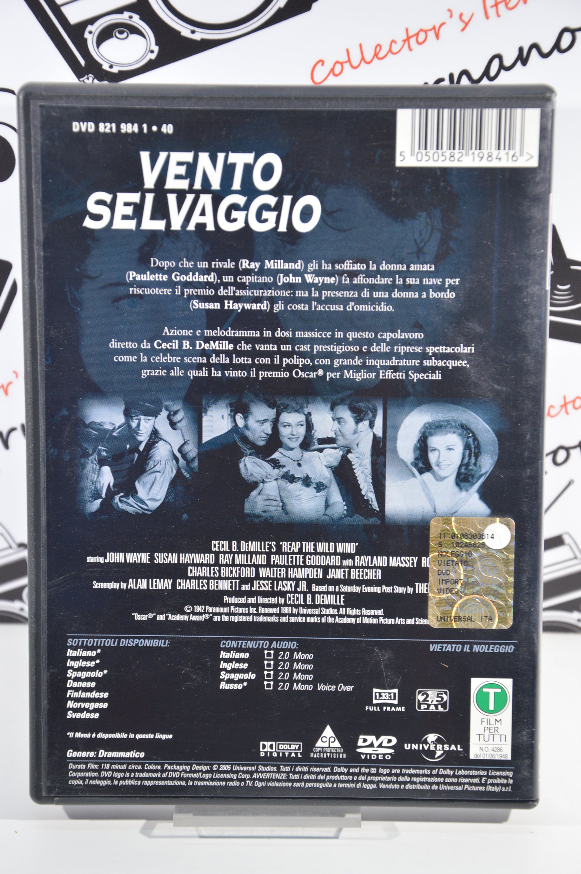 Vento Selvaggio Dvd