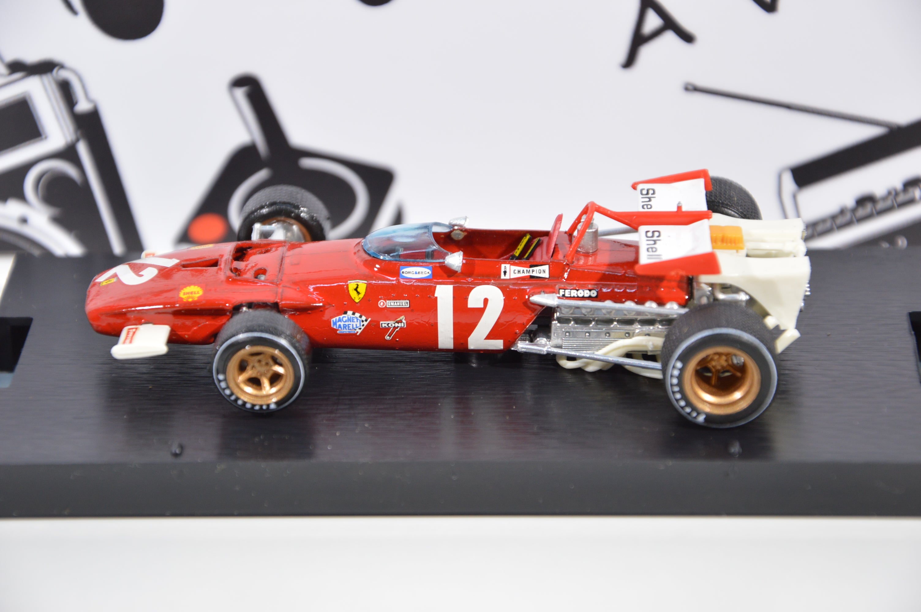 Ferrari 312b Gp Austria 1970 Jacky Ickx Brumm 1:43