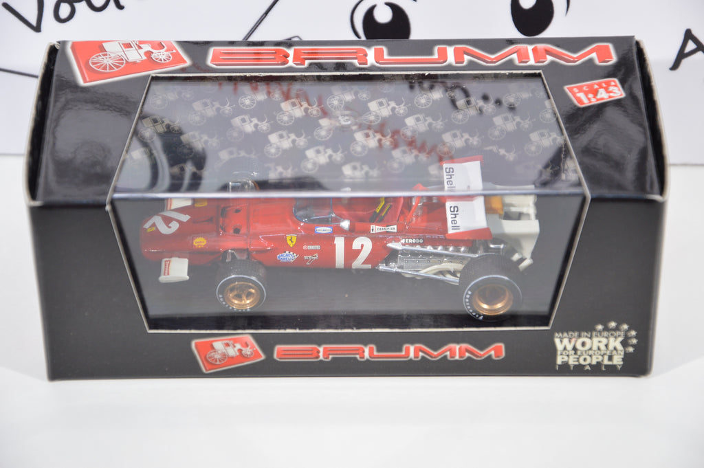 Ferrari 312b Gp Austria 1970 Jacky Ickx Brumm 1:43