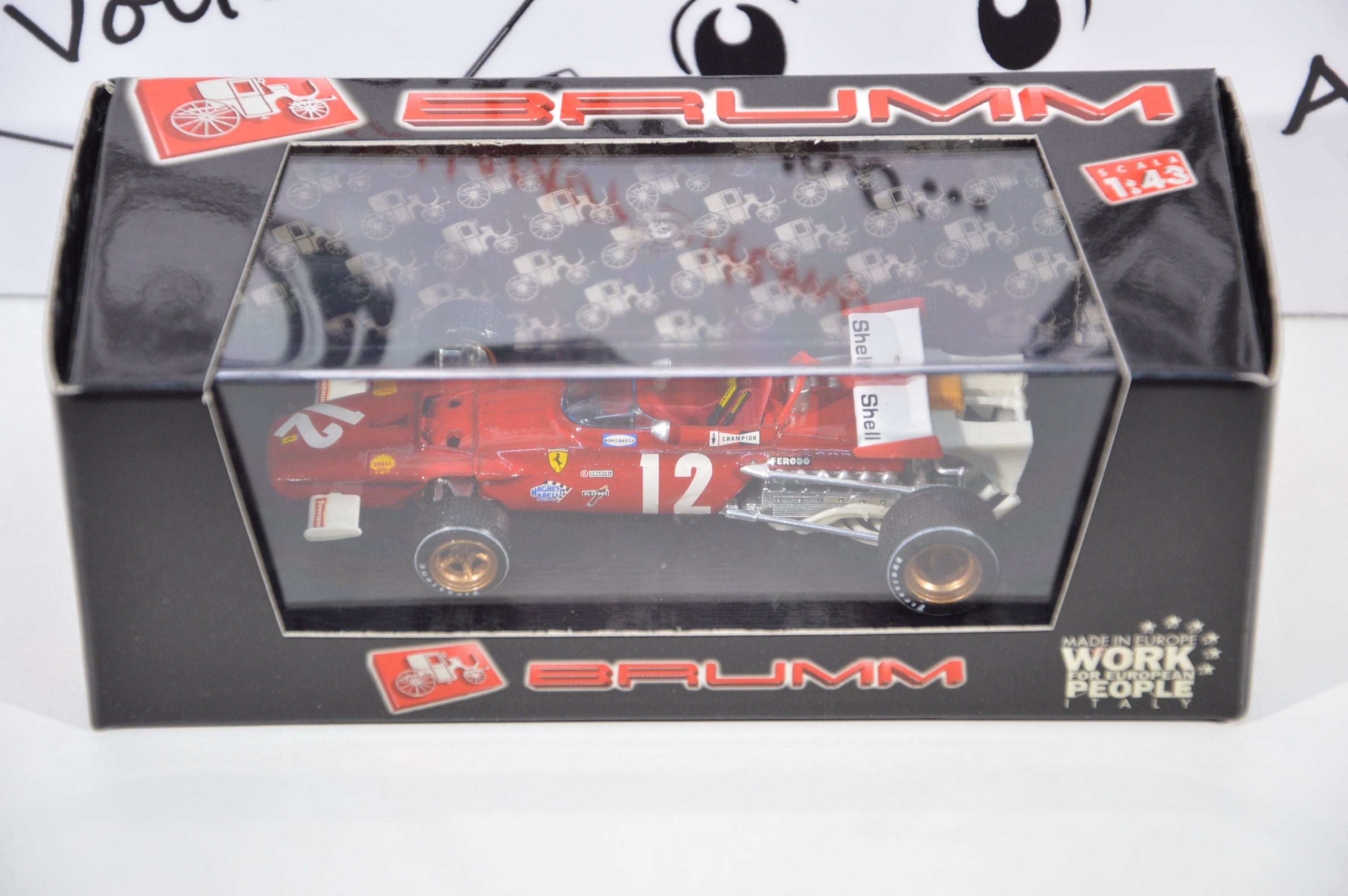 Ferrari 312b Gp Austria 1970 Jacky Ickx Brumm 1:43