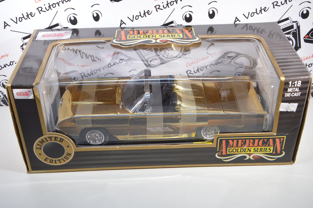 Ford Thunderbird 1963 Gold limited edition Anson scala 1:18