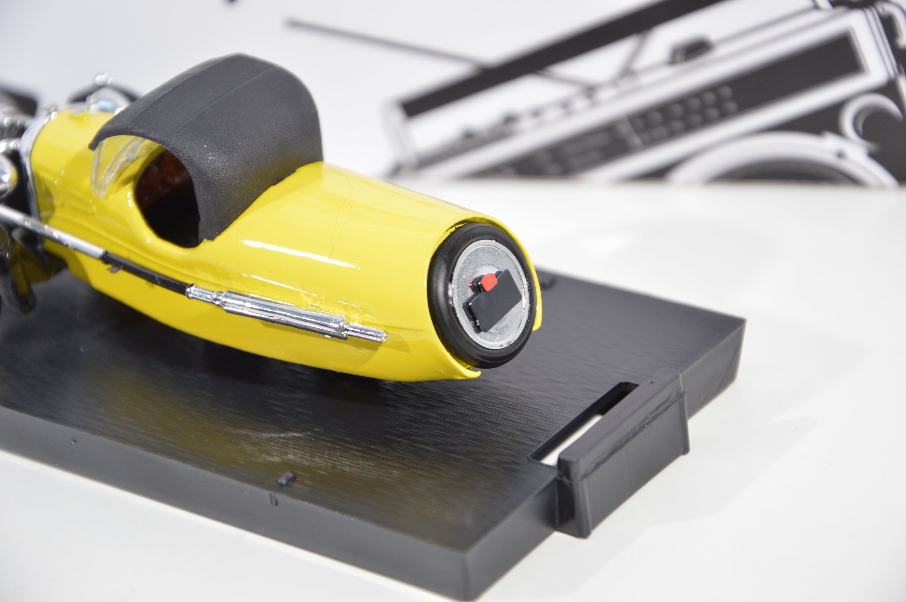 Morgan MX-4 Super sport chiusa 1935 giallo Brumm 1:43