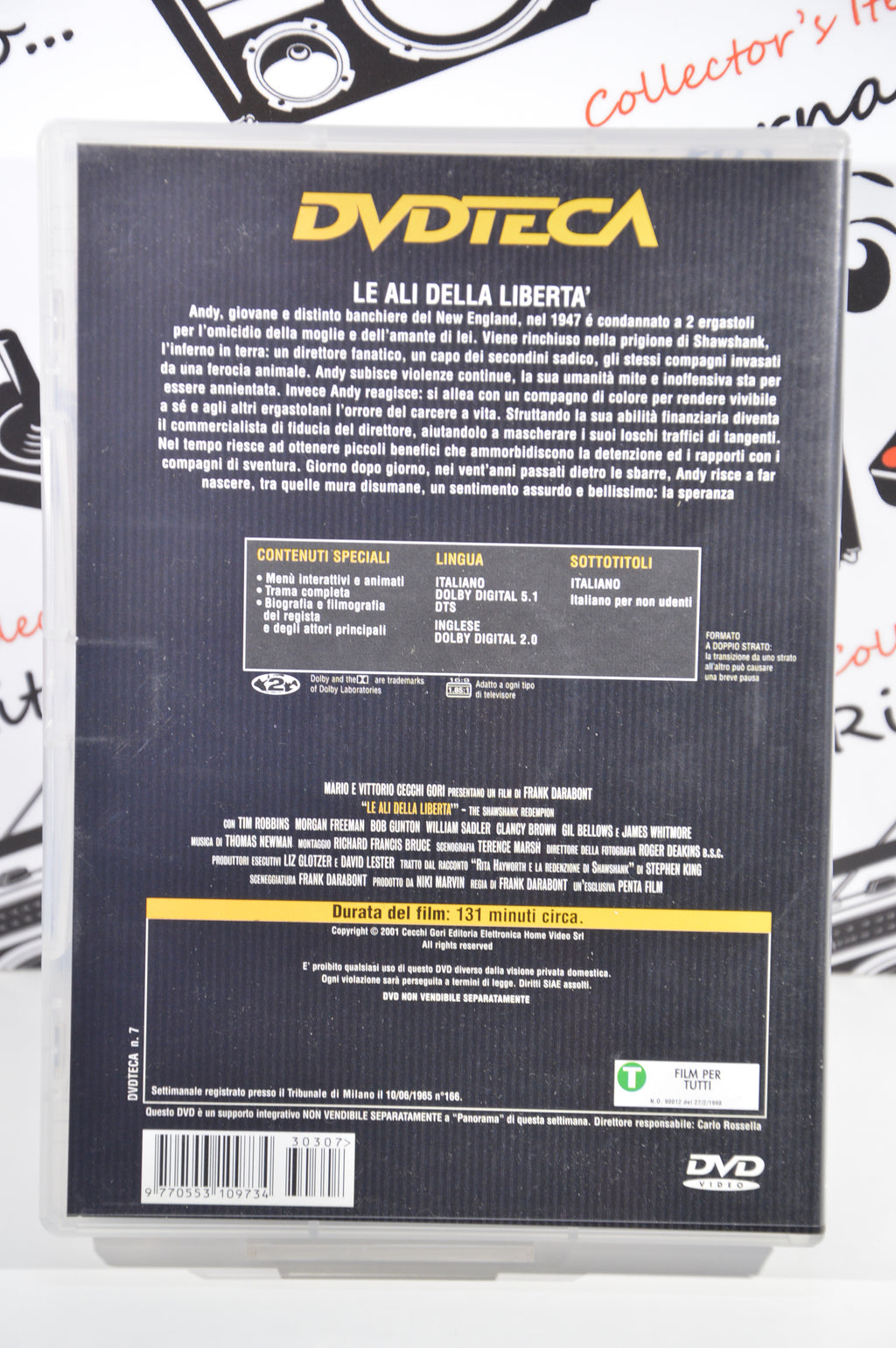 Le ali della libertà Dvd