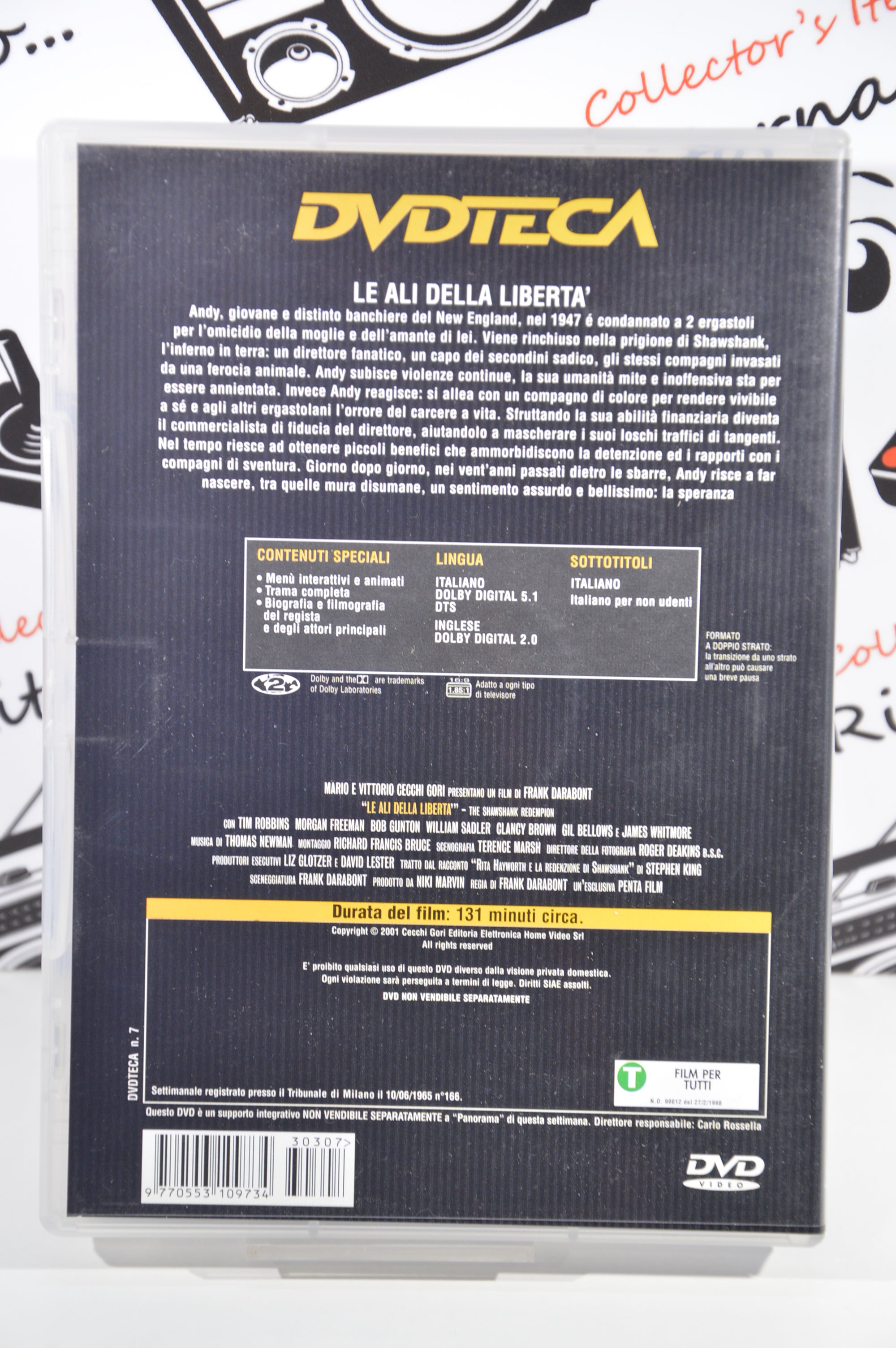 Le ali della libertà Dvd