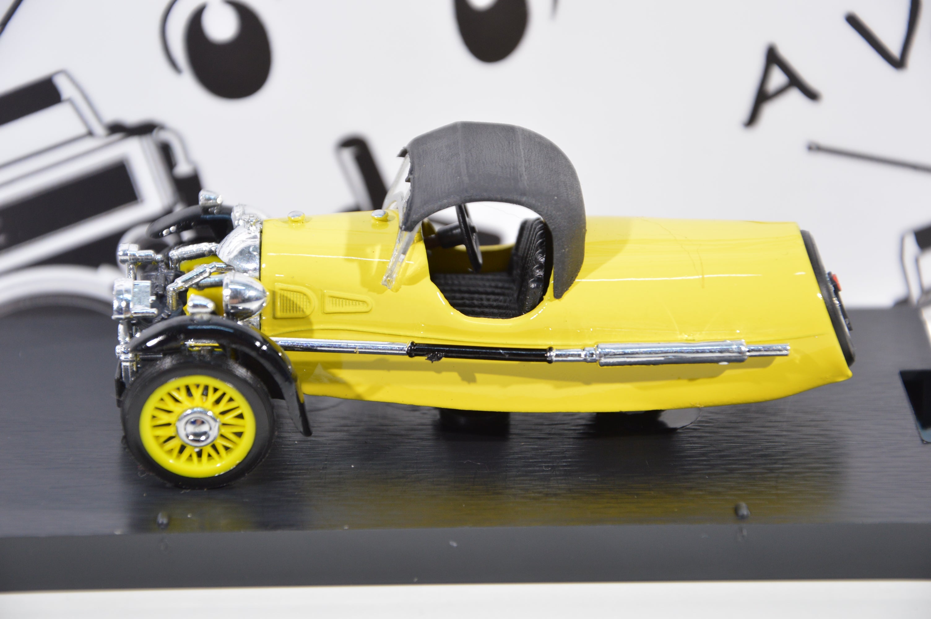 Morgan MX-4 Super sport chiusa 1935 giallo Brumm 1:43