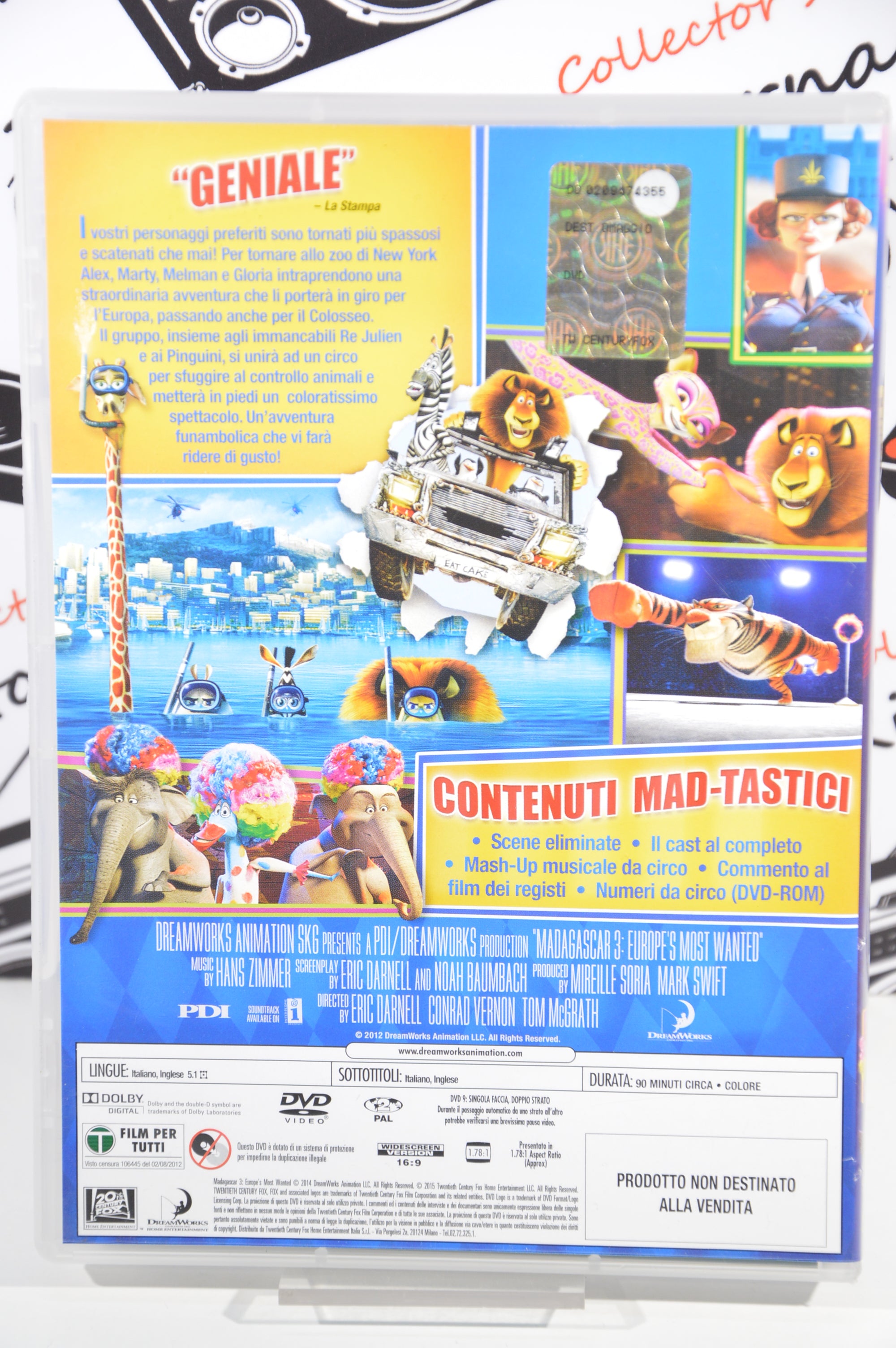 Madagascar 3 ricercati in Europa Dvd